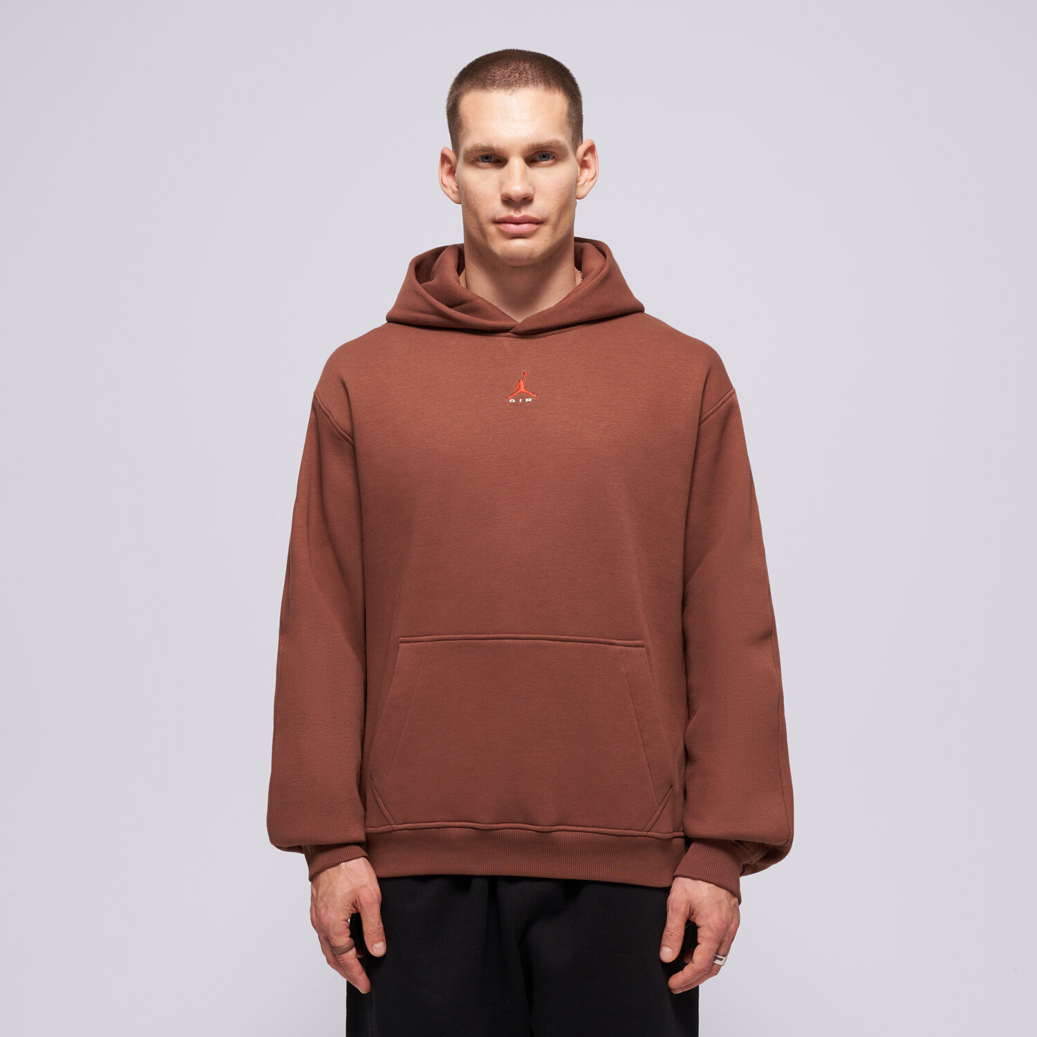 Bluza męska JORDAN BLUZA Z KAPTUREM M J BRK ST PO HD BB IU0249-265 BRĄZOWY
