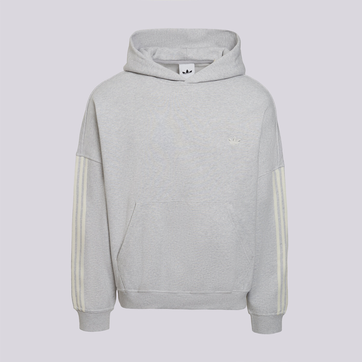 Bluza męska ADIDAS BLUZA Z KAPTUREM SIGNATURE LD3964 SZARY