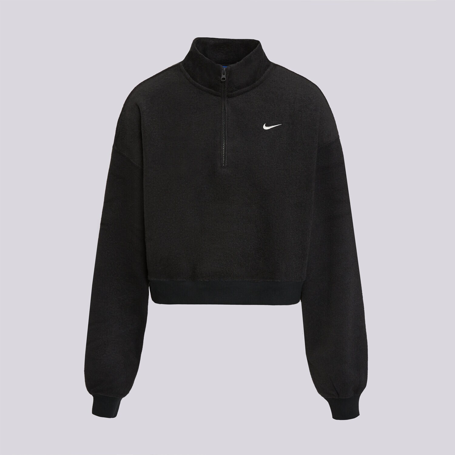 Bluza damska NIKE POLAR W NK STDO FLC PLSH OS CRP QZ IM8365-010 CZARNY