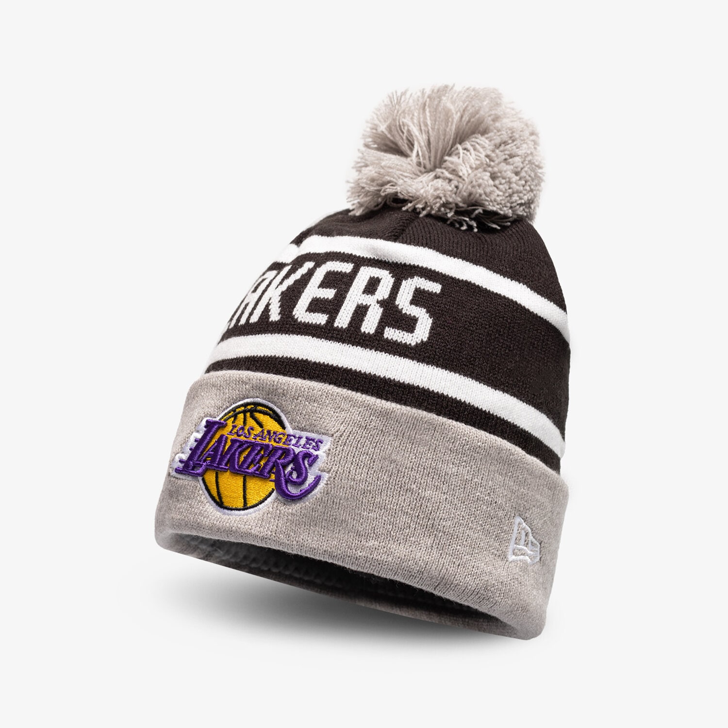 Czapka zimowa męska NEW ERA CZAPKA JAKE BEANIE LAKERS LOS ANGELES LAKERS BLKOTC 60285001 CZARNY