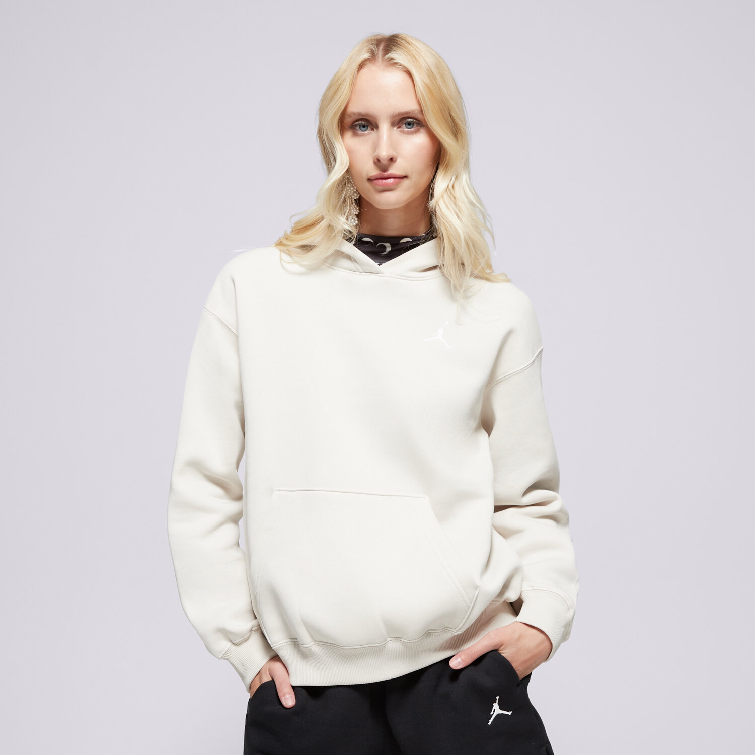 Bluza damska JORDAN BLUZA Z KAPTUREM W J BRK FLC PO 24 FV7071-104 BEŻOWY