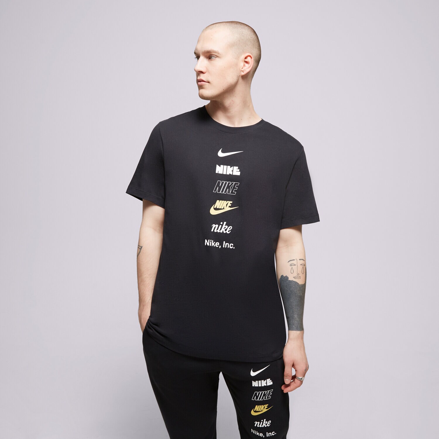 Koszulka, t-shirt sportowy męski NIKE T-SHIRT M NSW TEE CLUB+ HDY PK4 DZ2875-010 CZARNY