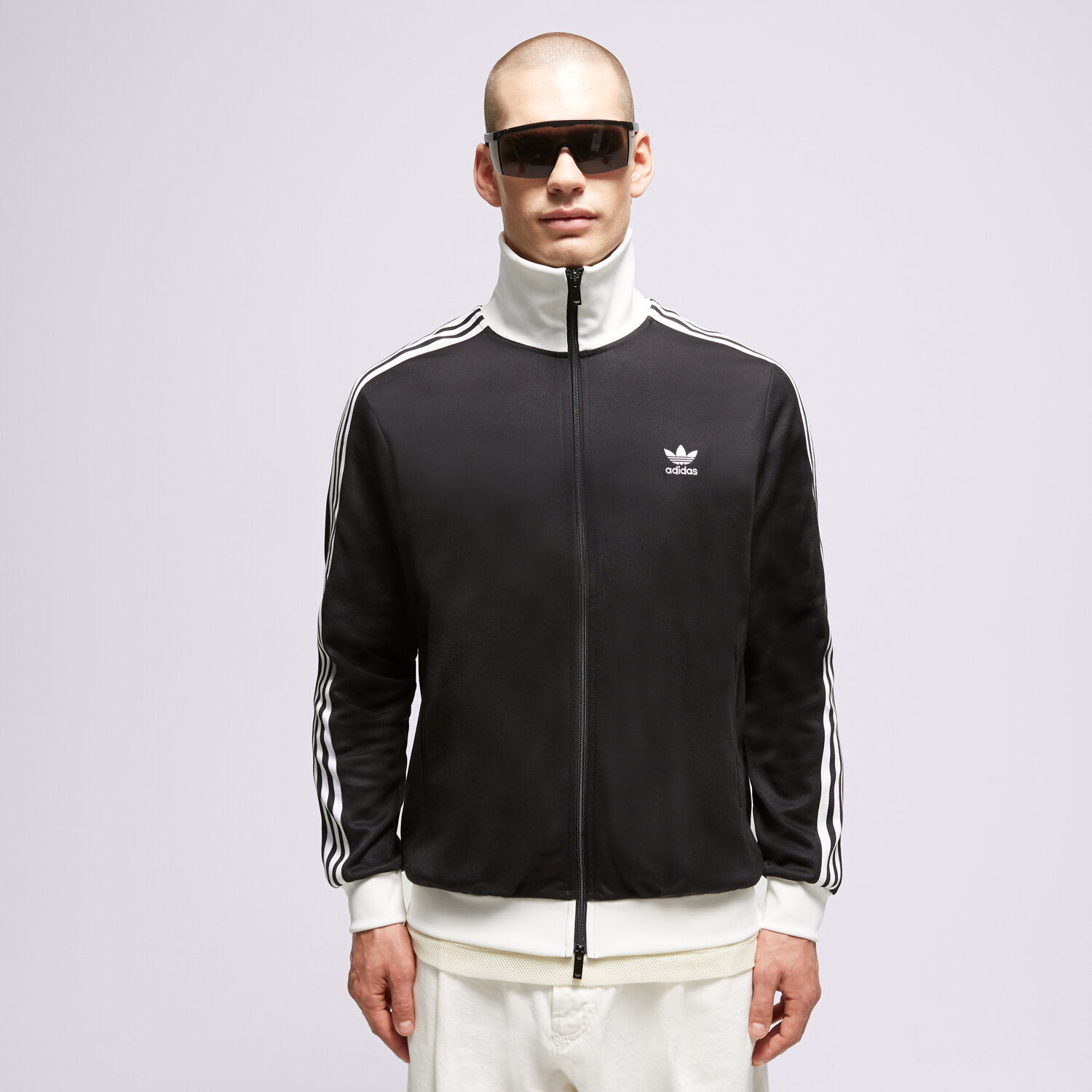 Bluza męska ADIDAS BLUZA ROZPINANA BECKENBAUER TT II5763 CZARNY