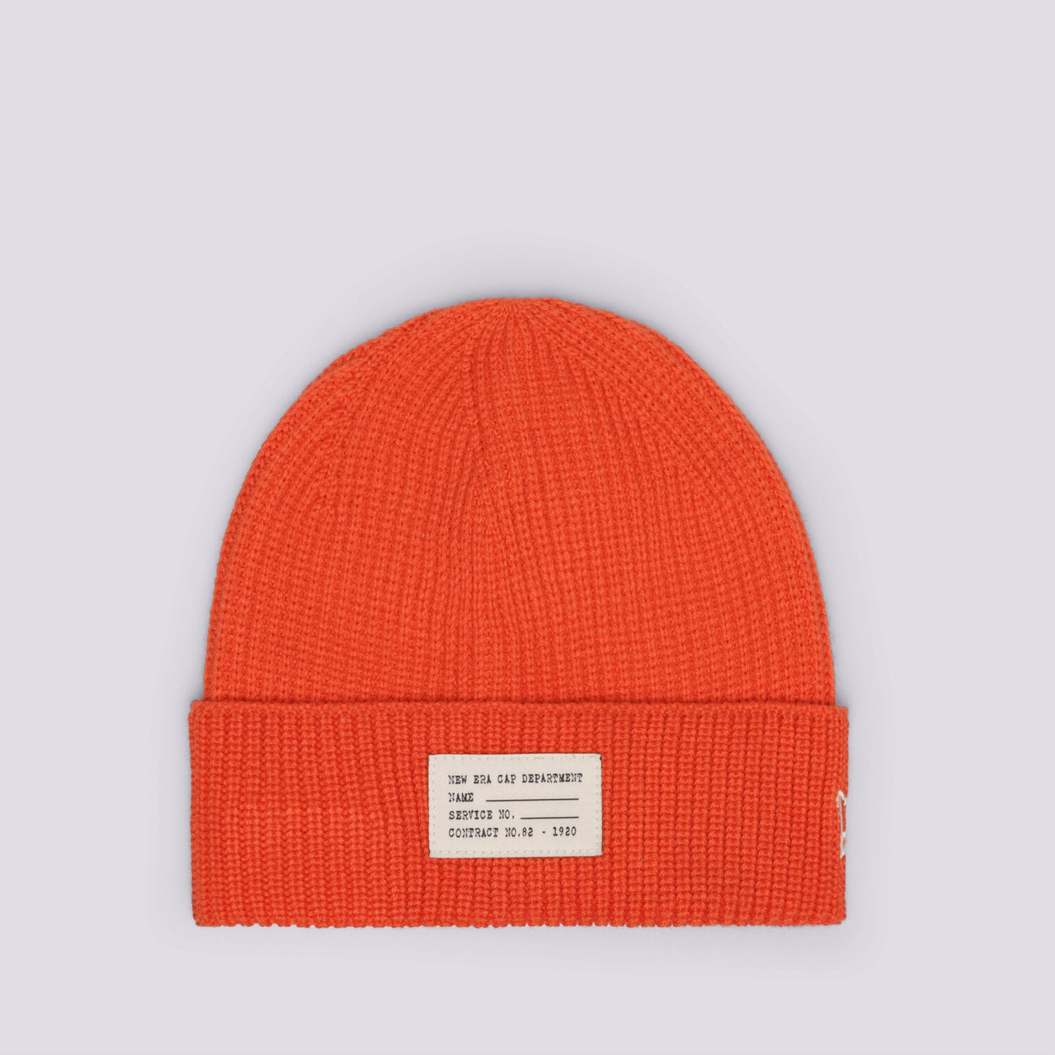 Czapka zimowa męska NEW ERA CZAPKA WOOL MIX WATCH BEANIE NEW ERA ORG 60285123 POMARAŃCZOWY