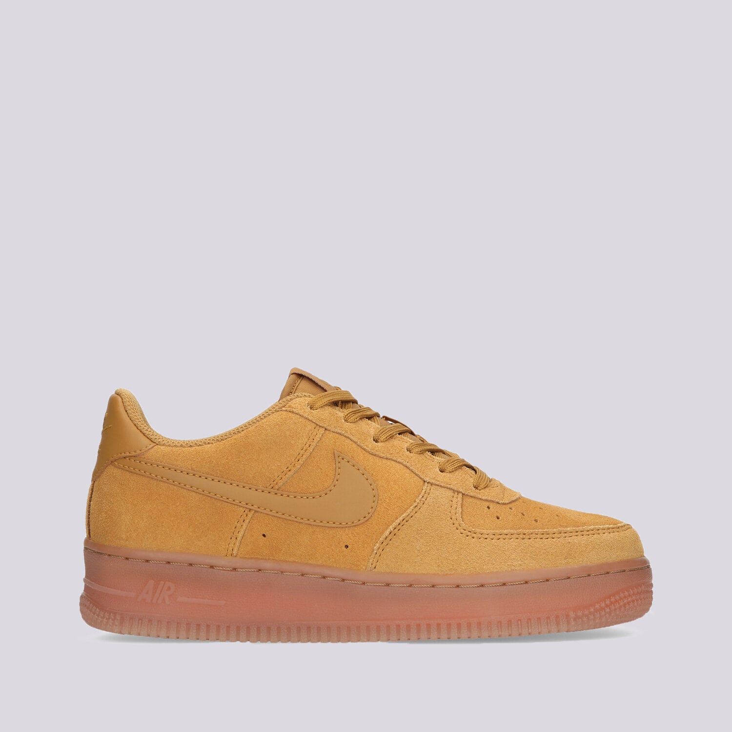 Buty sneakersy dla dzieci NIKE AIR FORCE 1 LV8 3 BQ5485-700 BRĄZOWY