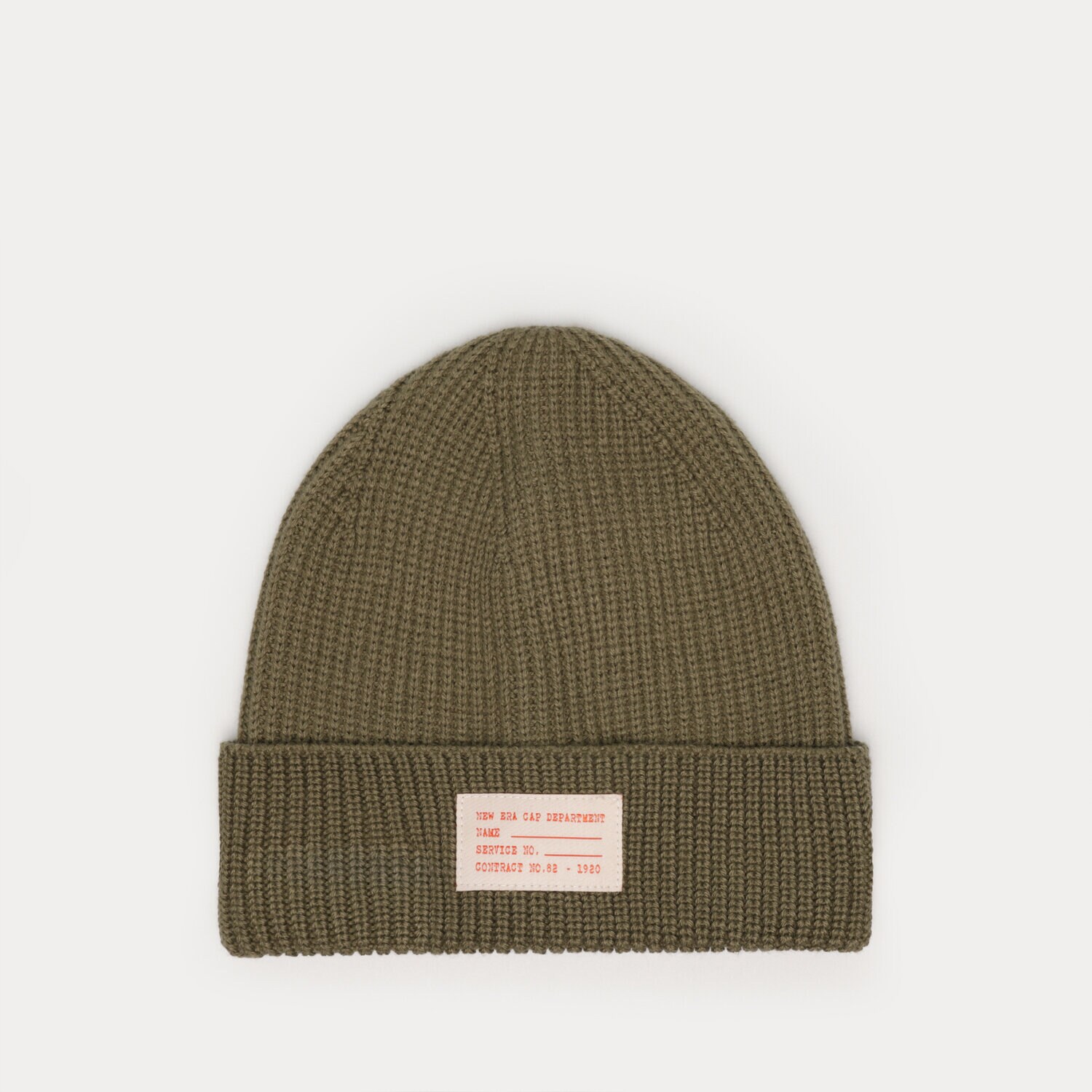 Czapka zimowa męska NEW ERA CZAPKA WOOL MIX WATCH BEANIE NEW ERA NOV 60285125 KHAKI