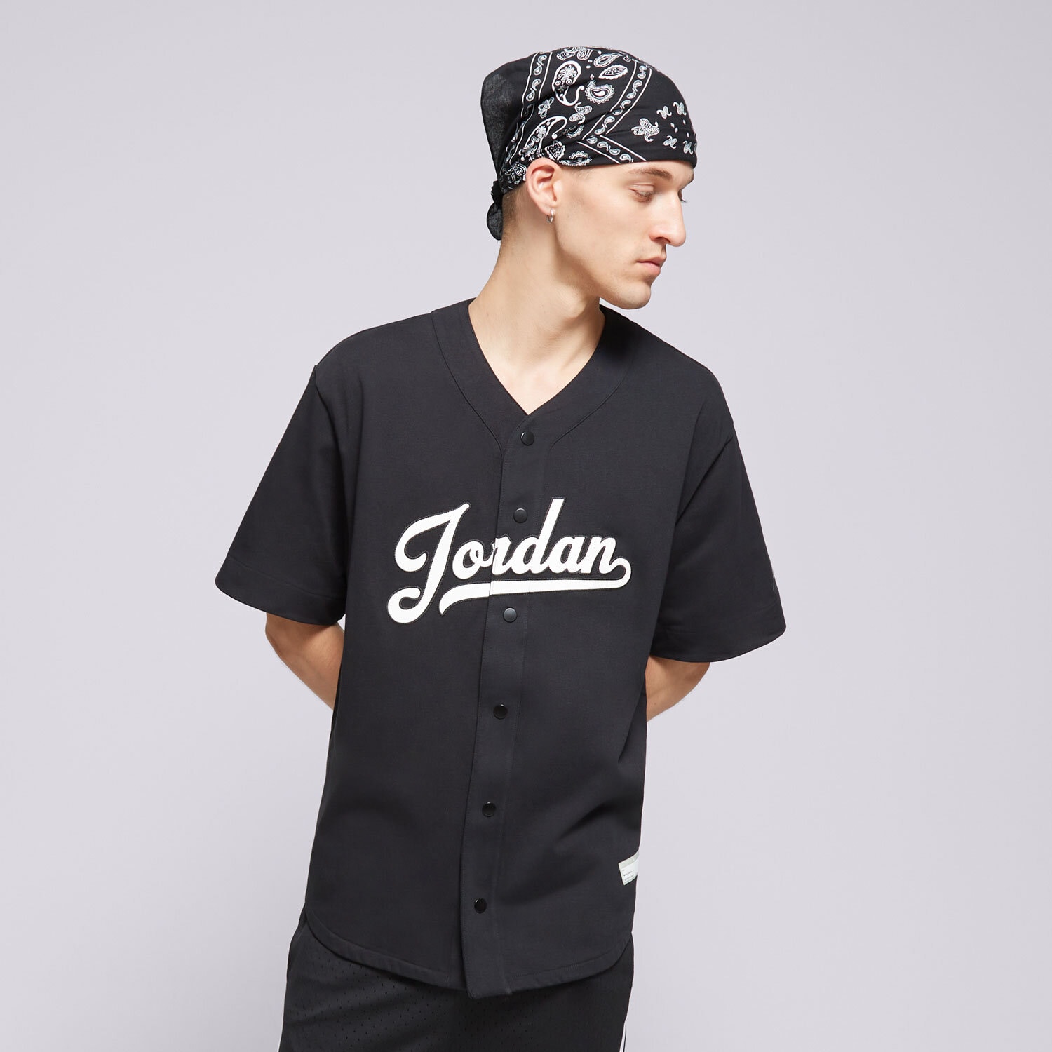Koszule męskie sportowe JORDAN KOSZULA M J FLT MVP STMT BSEBLL TOP FN4663-010 CZARNY