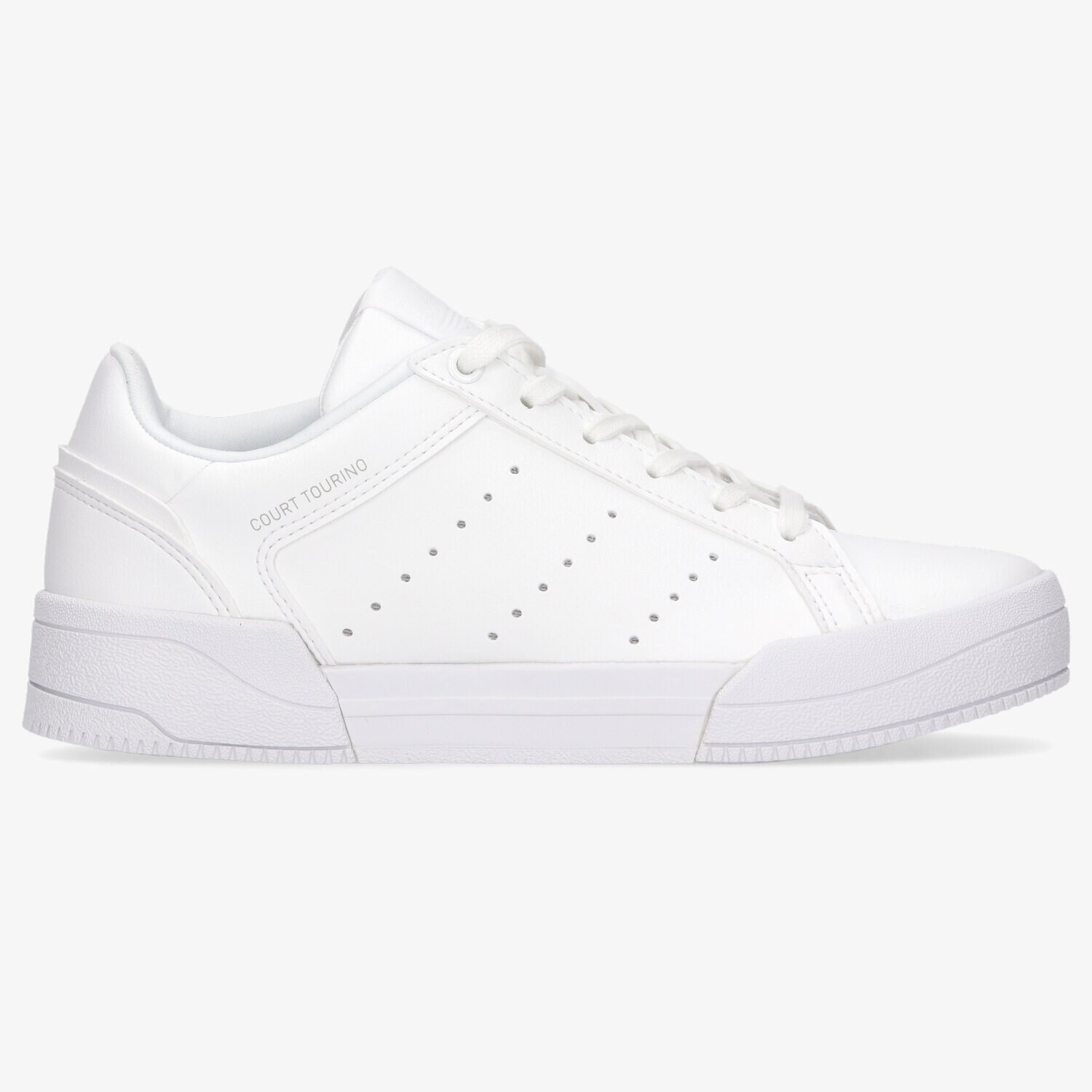 Buty sneakersy dla dzieci ADIDAS COURT TOURINO J H00764 BIAŁY