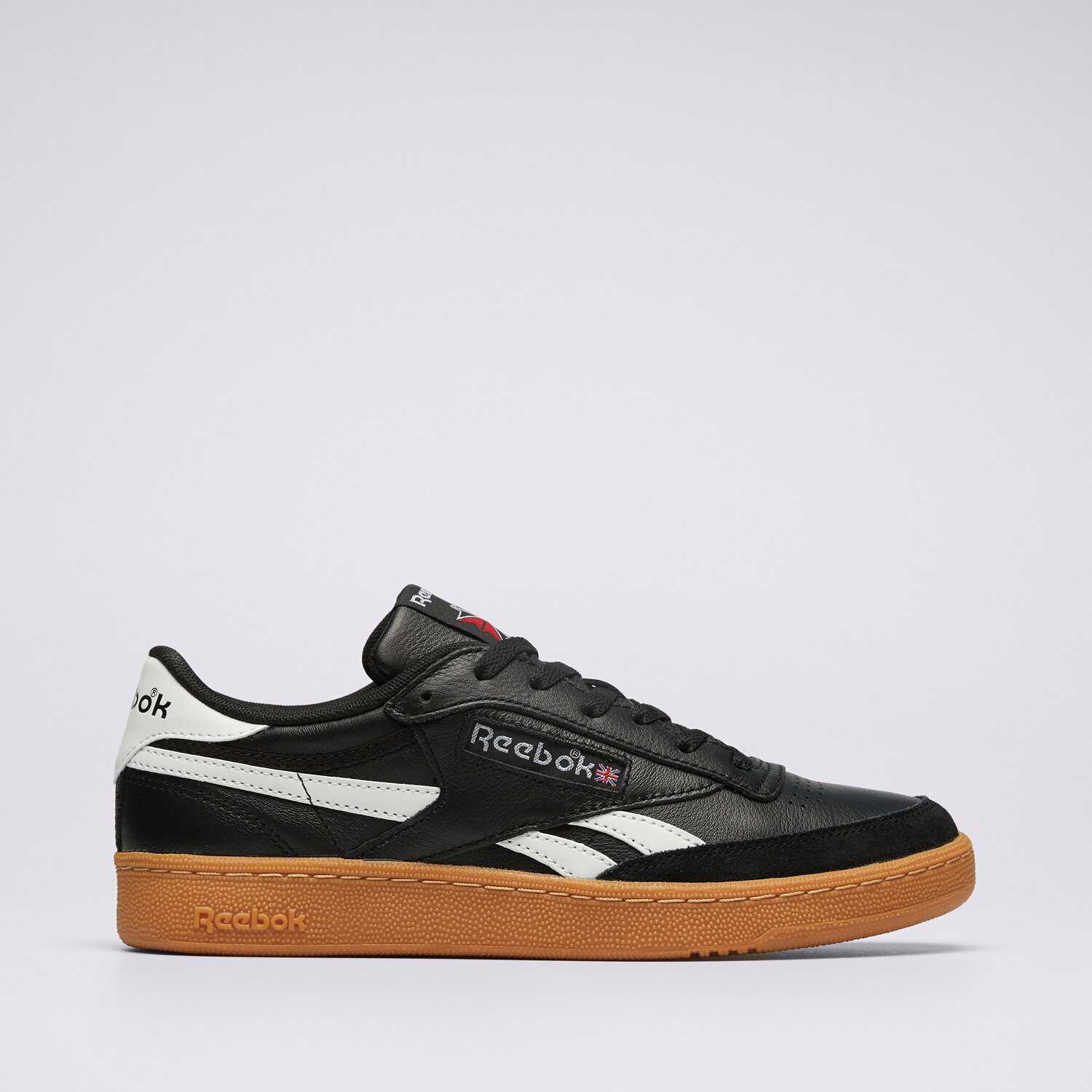 Buty sneakersy męskie REEBOK CLUB C REVENGE VINTAGE 100202317 CZARNY