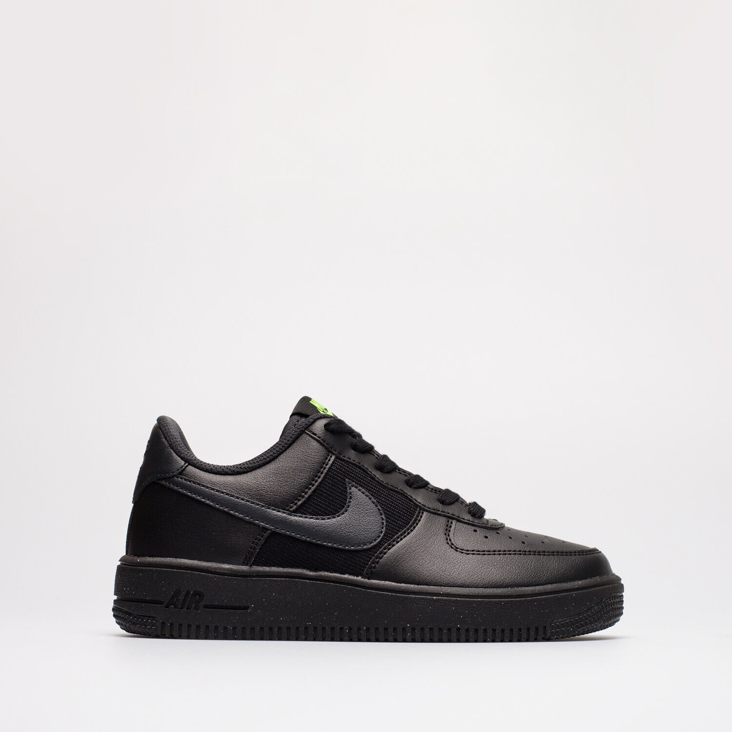 Buty sneakersy dla dzieci NIKE AIR FORCE 1 CRATER CLASSIC DH8695-001 CZARNY