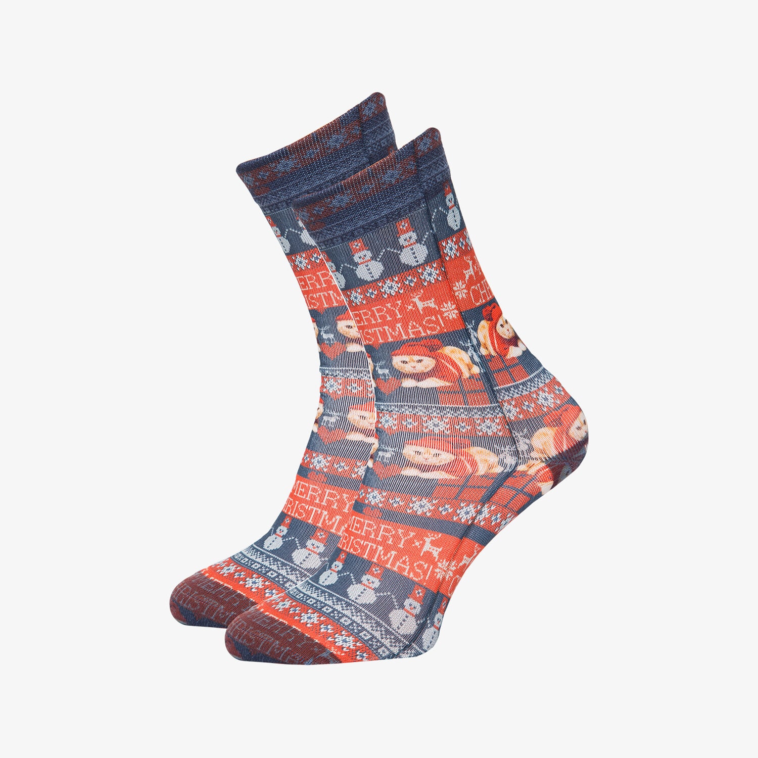 Skarpetki sportowe damskie WIGGLESTEPS SKARPETY XMAS CAT 1010-03134-520 NIEBIESKI