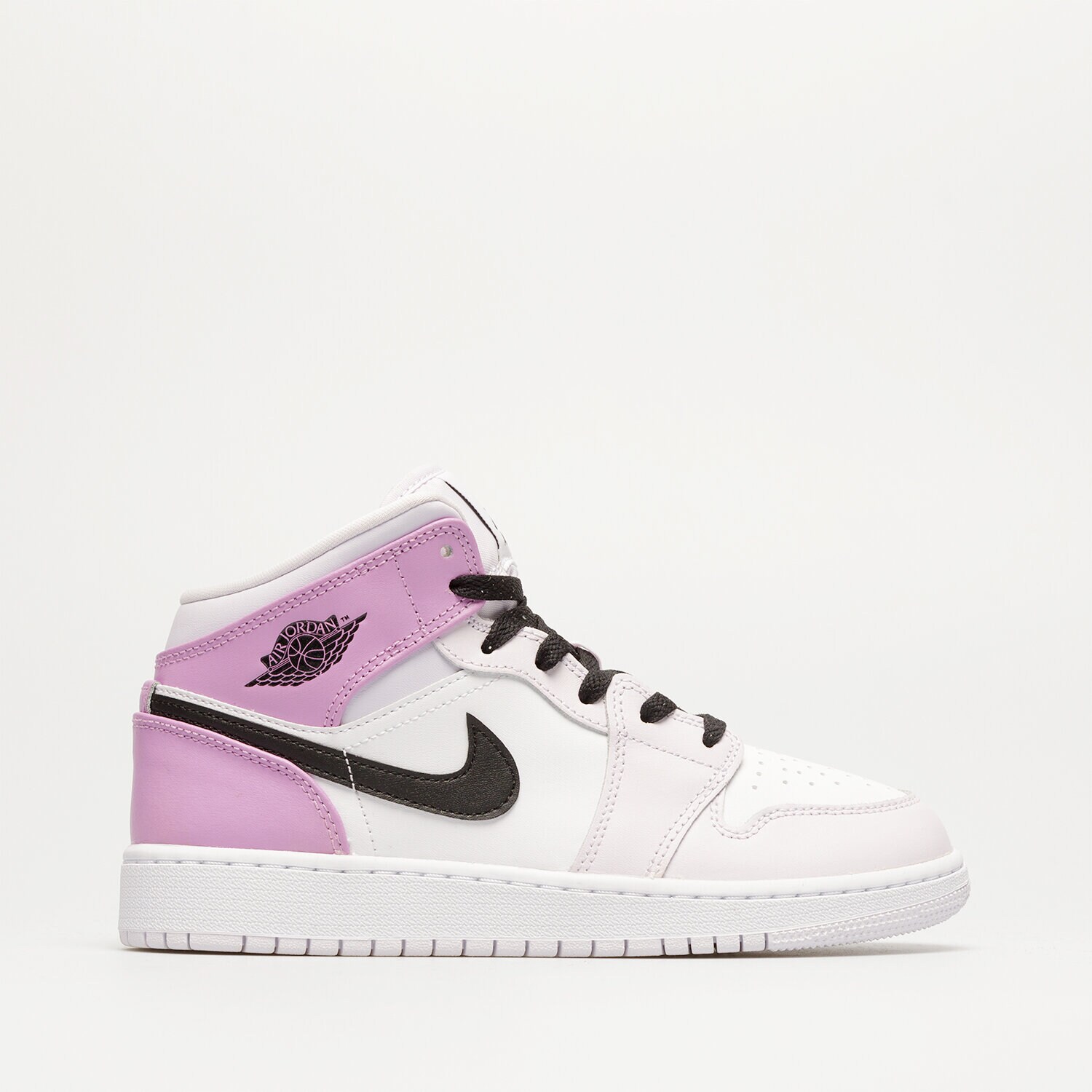 Buty sneakersy dla dzieci AIR JORDAN 1 MID (GS) DQ8423-501 FIOLETOWY