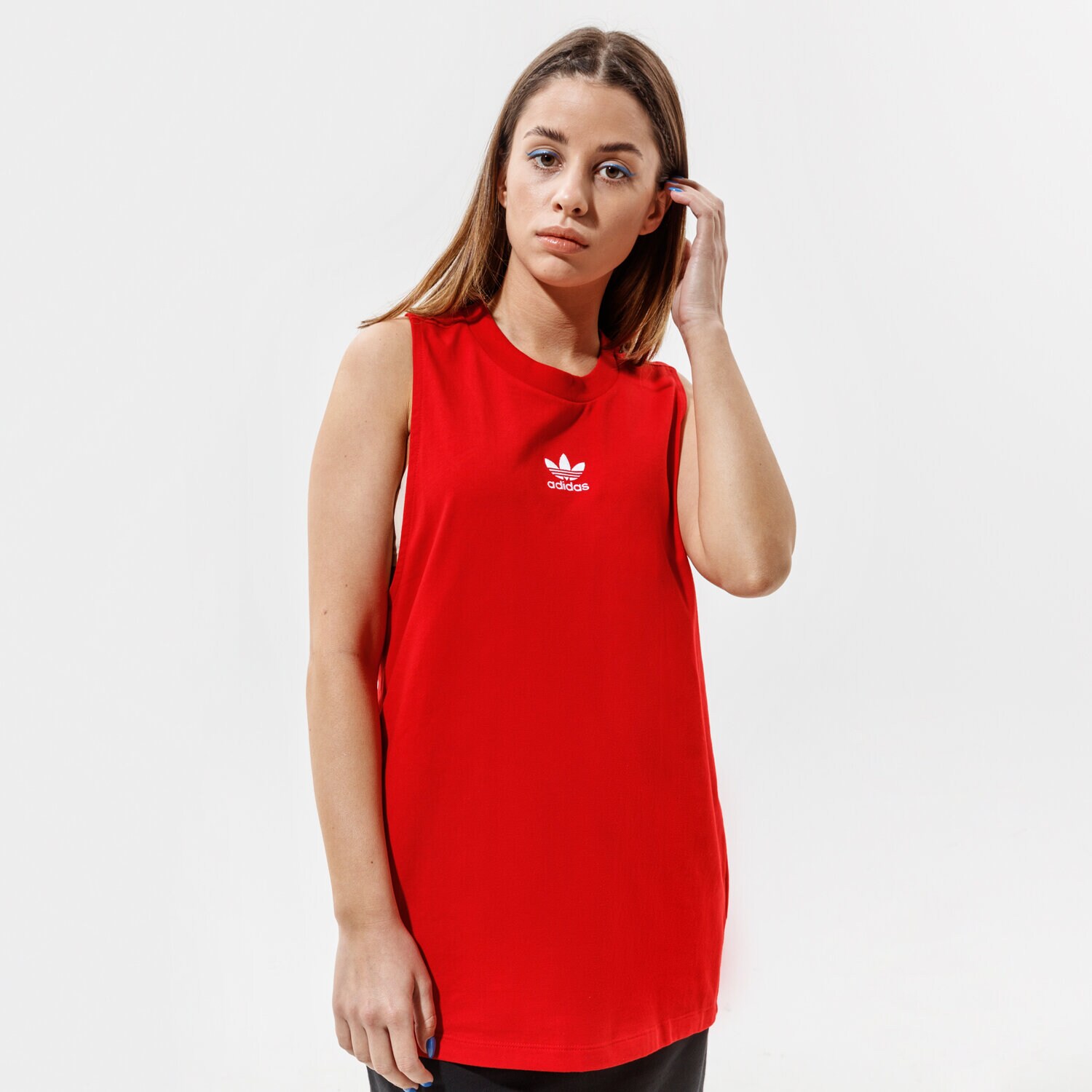 Koszulka, t-shirt damski ADIDAS TANK TANK GN2889 CZERWONY