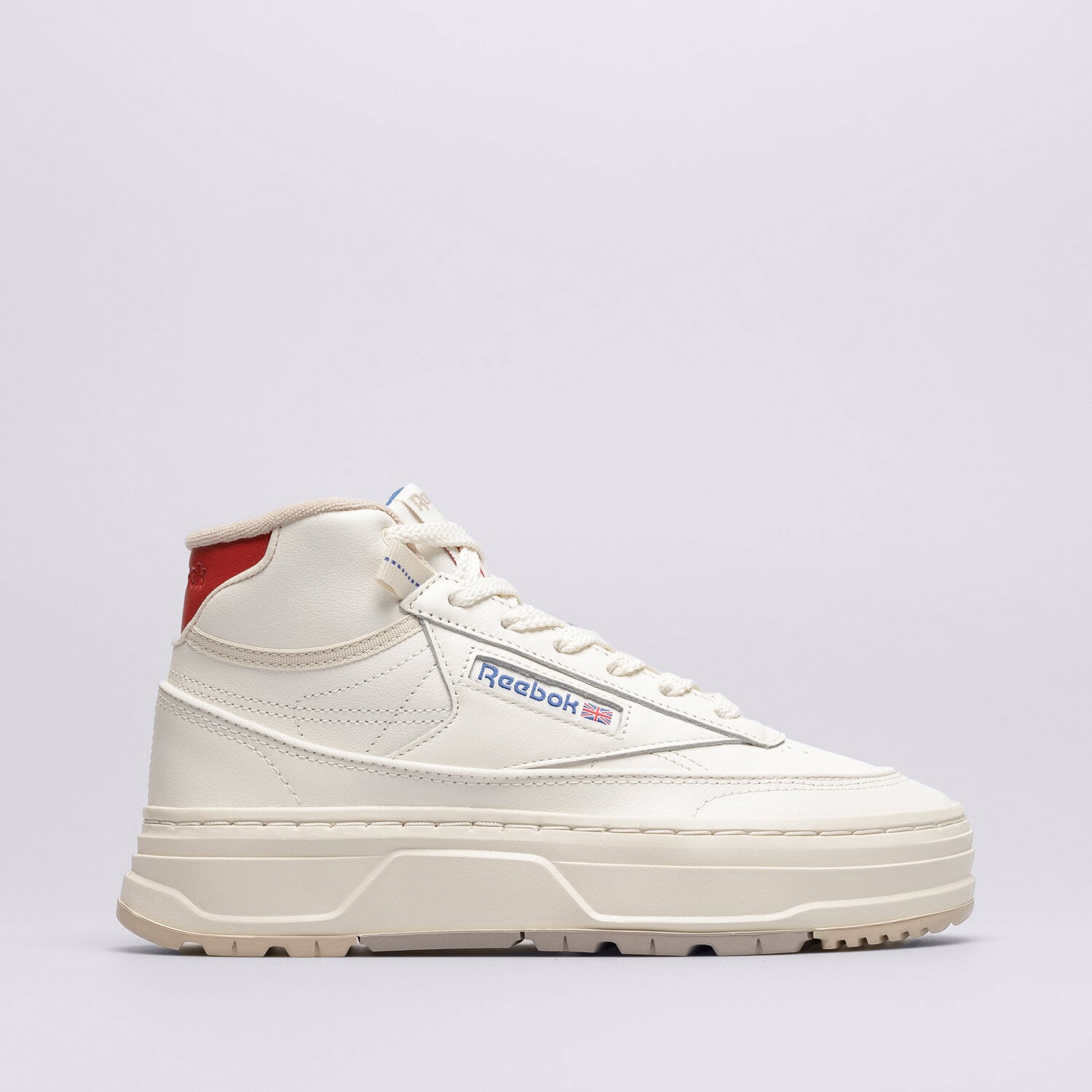 Buty sneakersy damskie REEBOK CLUB C GEO MID GZ4935 BIAŁY