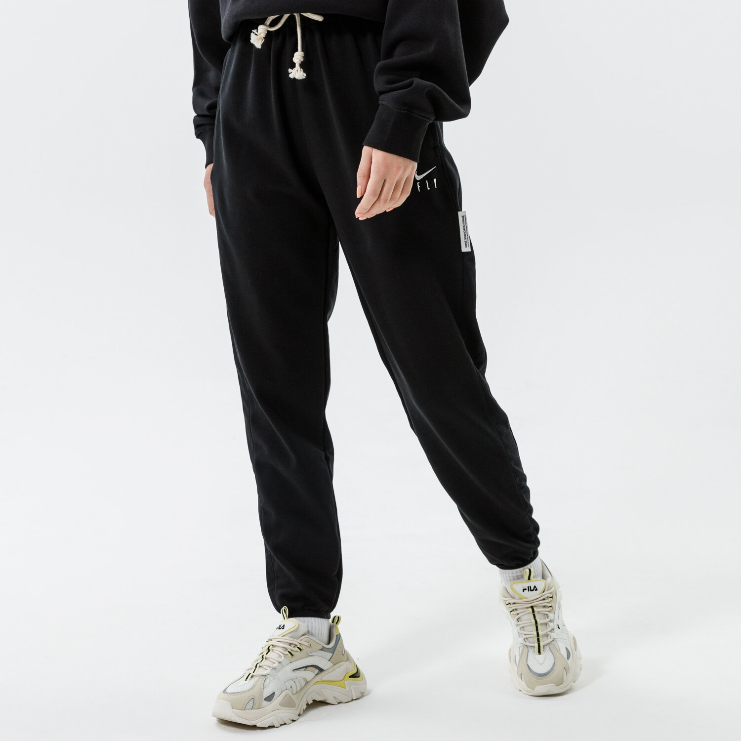 Spodnie sportowe damskie NIKE SPODNIE W NK DF STANDARD ISSUE PANT NBA DA6465-010 CZARNY
