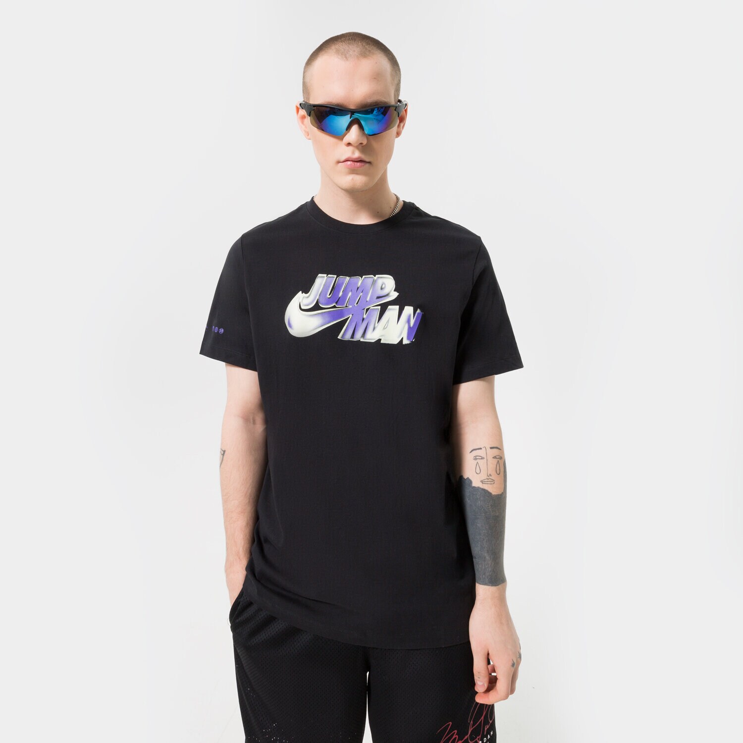 Koszulka, t-shirt sportowy męski NIKE T-SHIRT DM1448-010 CZARNY