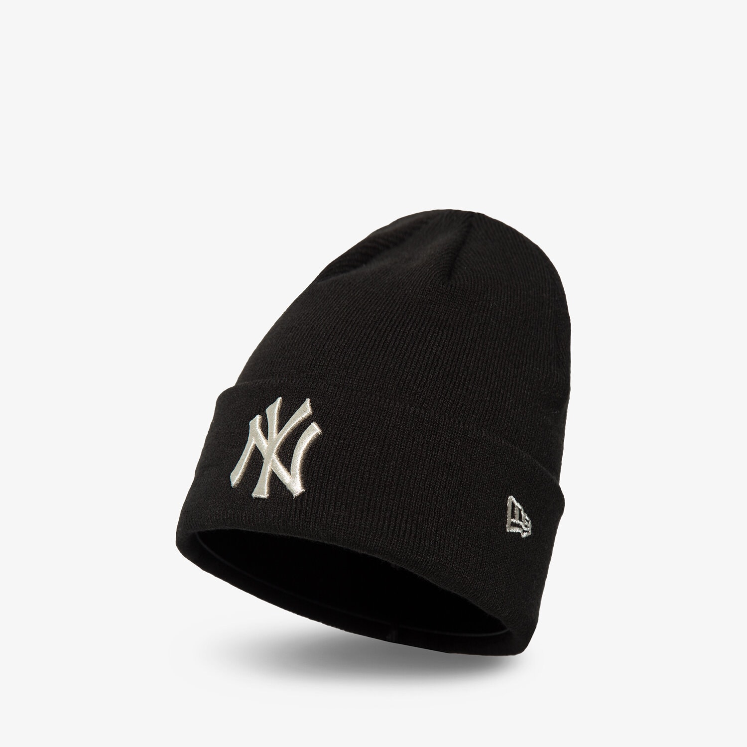 Czapka zimowa damska NEW ERA CZAPKA WMNS METALLIC BEANIE NYY 60292652 CZARNY