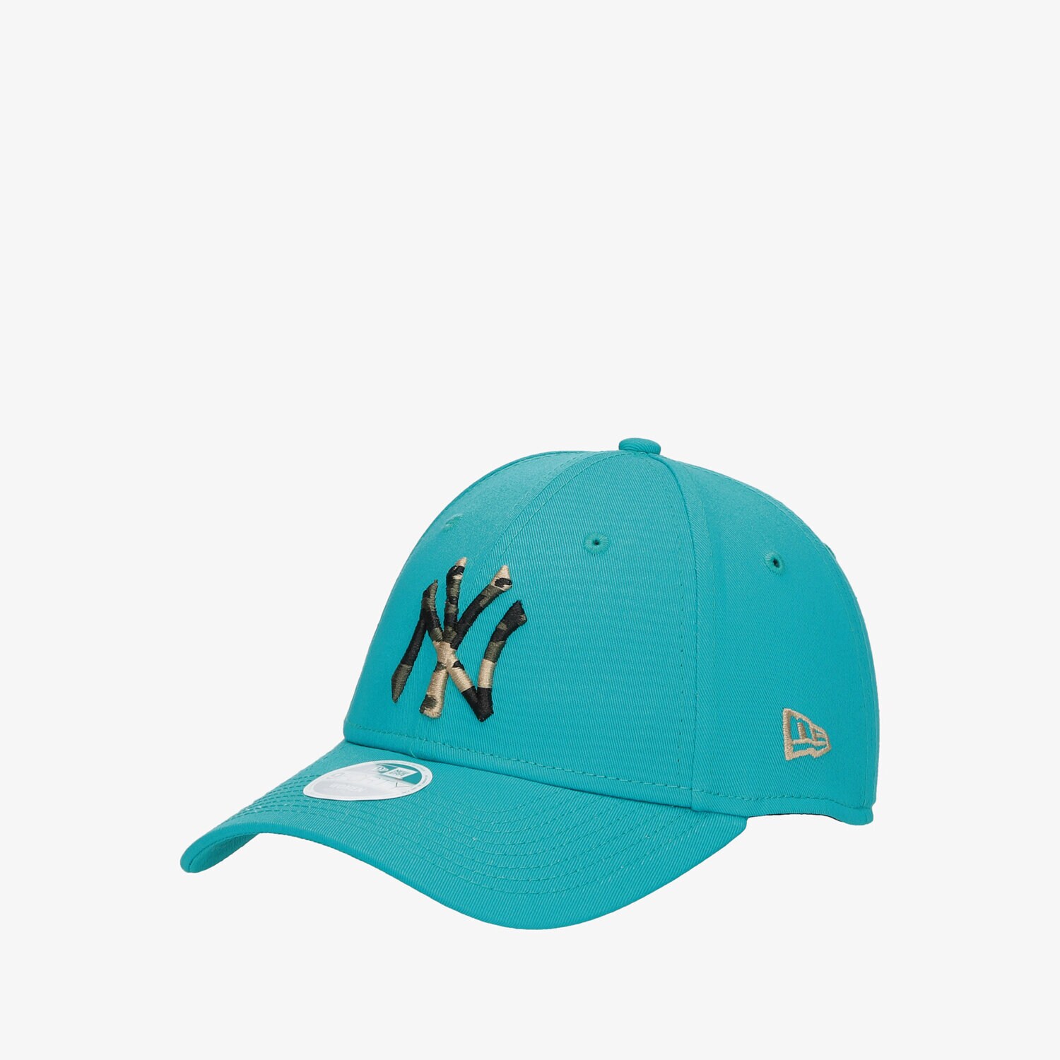 Czapka z daszkiem dla dzieci NEW ERA CZAPKA WMNS CAMO INFILL 9FORTY NEYYAN TEL 60137526 turkusowy