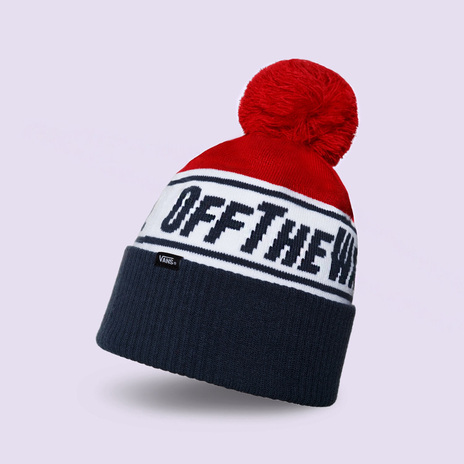 Czapka zimowa dla dzieci VANS CZAPKA ZIMOWA MN OFF THE WALL POM BEANIE VN0A2YR7KY91 MULTICOLOR
