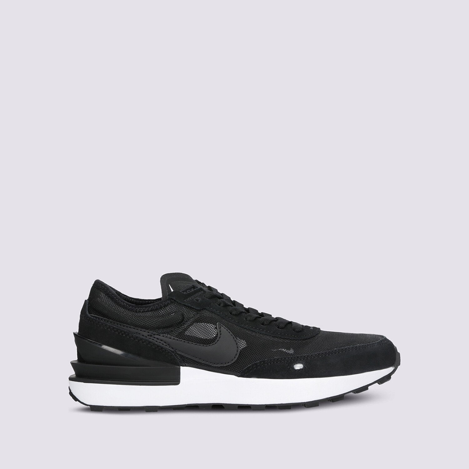 Buty sneakersy dla dzieci NIKE WAFFLE ONE (GS) DC0481-001 CZARNY