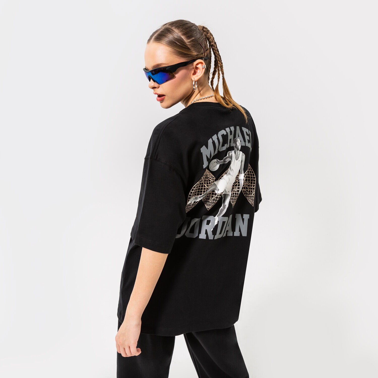 Koszulka, t-shirt damski JORDAN HERITAGE MJ T SHIRT DO5014-010 CZARNY