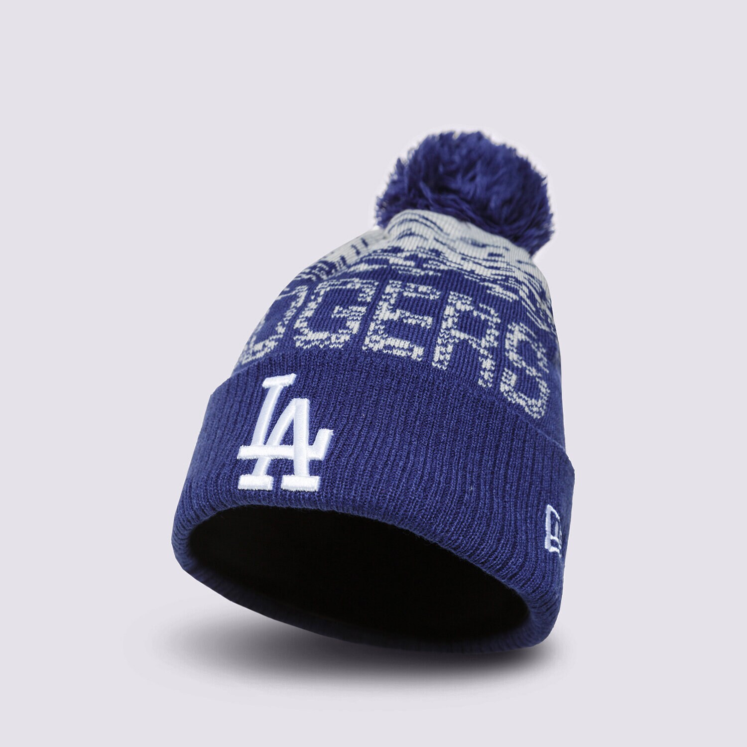 Czapka zimowa męska NEW ERA CZAPKA ZIMOWA MLB SPORT KNIT LA DODGERS LOS ANGELES  11796967 GRANATOWY
