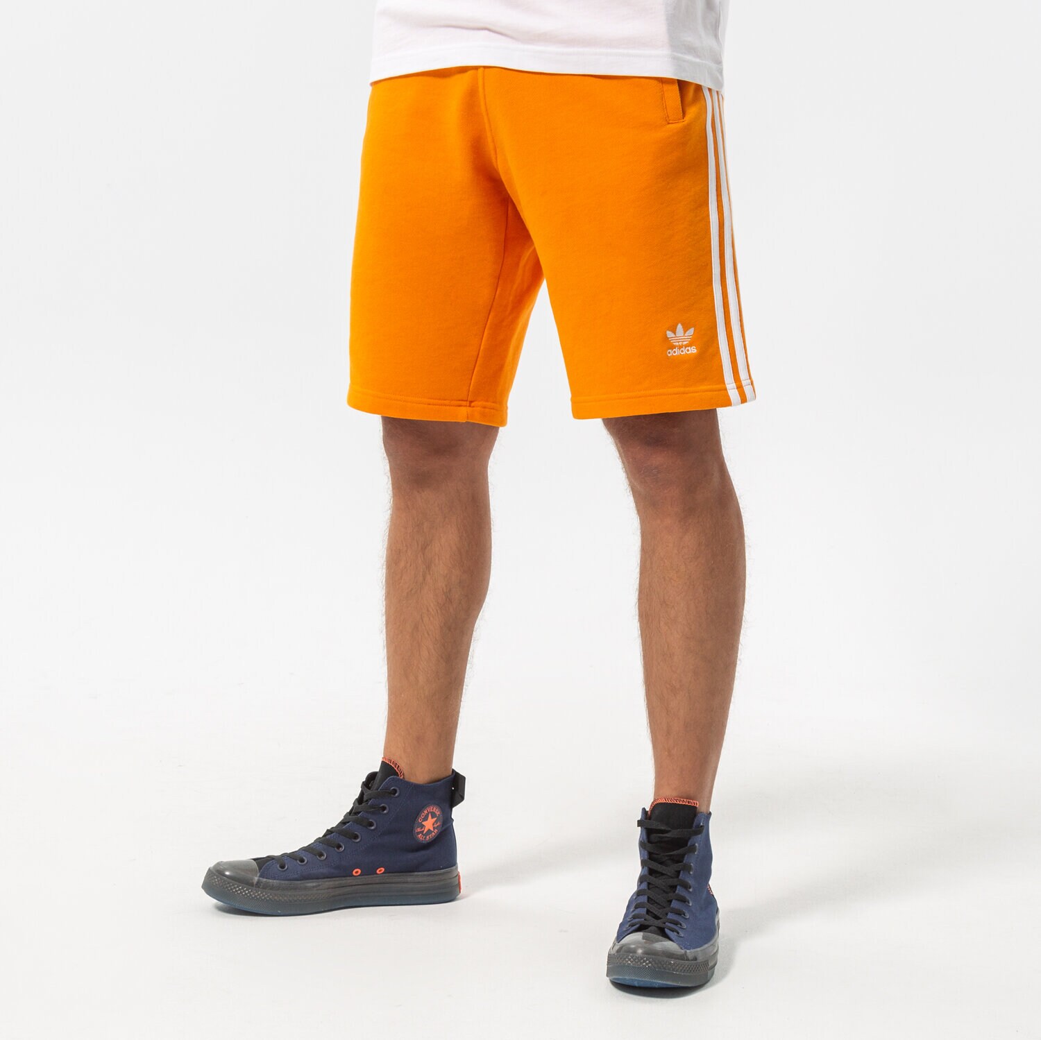 Krótkie spodenki, szorty męskie ADIDAS SZORTY 3-STRIPE HF2107 ŻÓŁTY