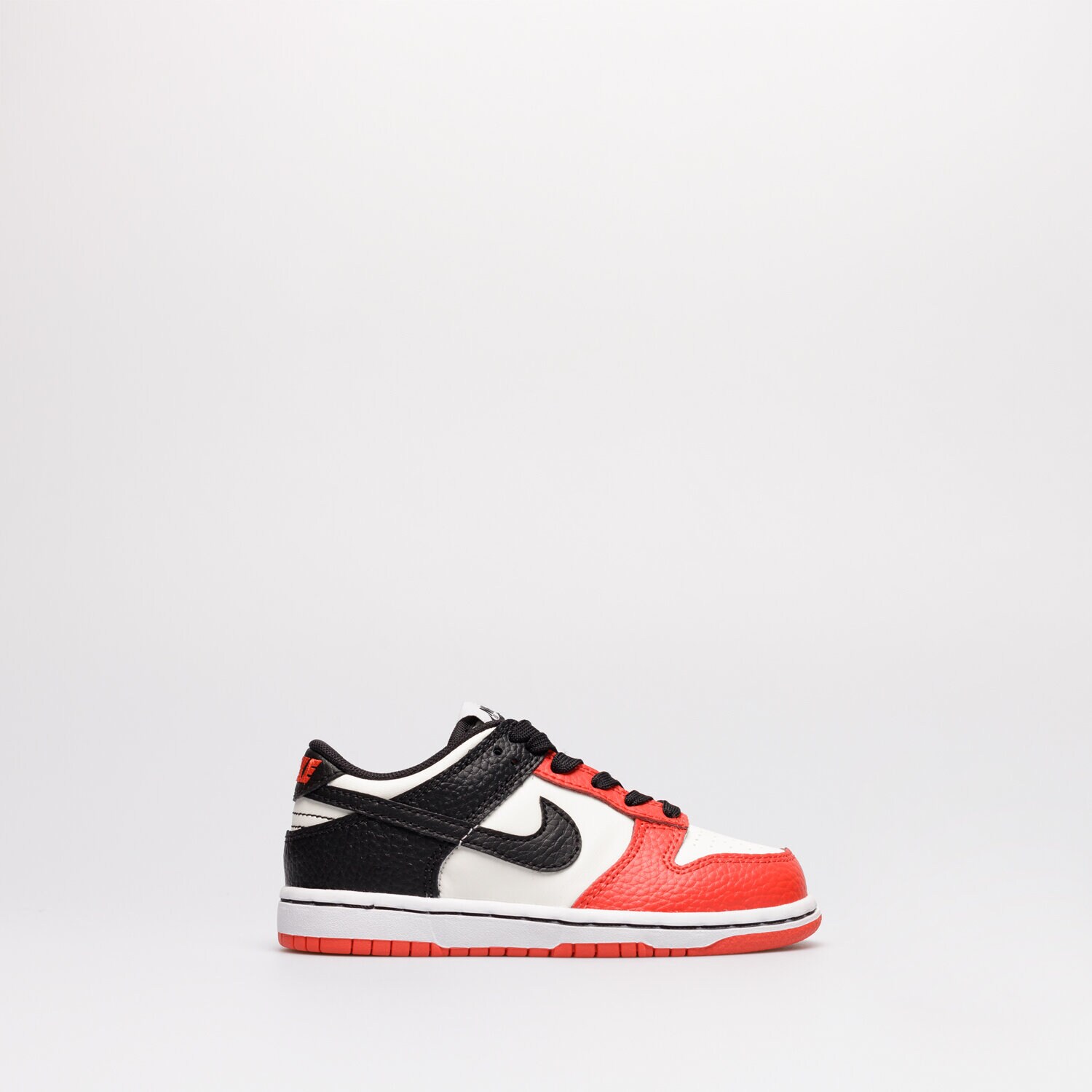 Buty sneakersy dla dzieci NIKE DUNK LOW  DC9564-100 BIAŁY