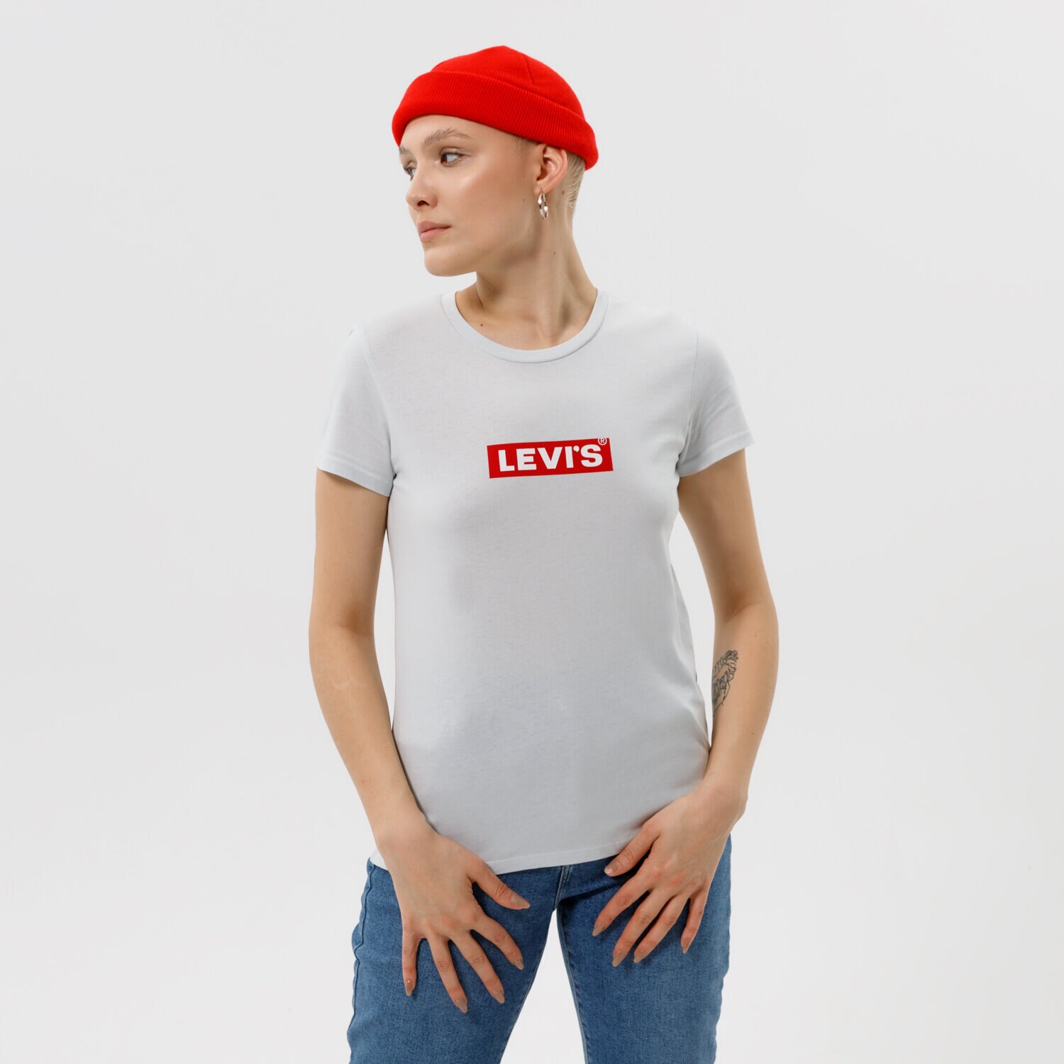 Koszulka, t-shirt damski LEVI'S T-SHIRT WT-GRAPHIC TEES A2086-0021 NIEBIESKI