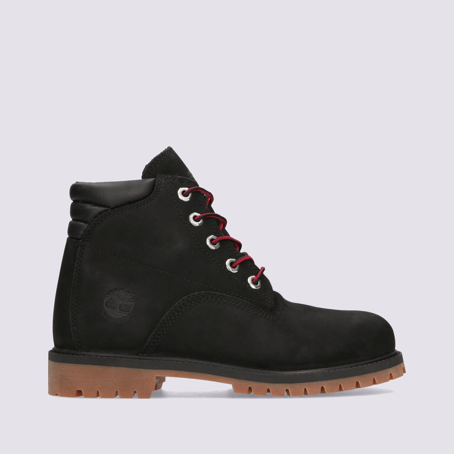 Buty zimowe, trekkingowe, outdoor dla dzieci TIMBERLAND ALBURN 6 INCH WP BOOT TB0A2FXH0011 CZARNY