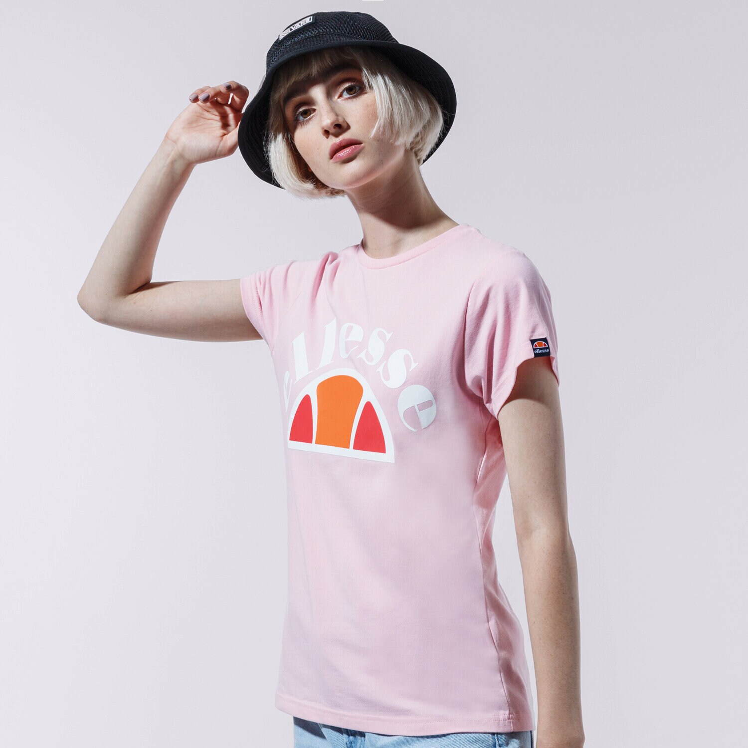 Koszulka, t-shirt damski ELLESSE T-SHIRT CINE SGE09978LIGHTPINK RÓŻOWY