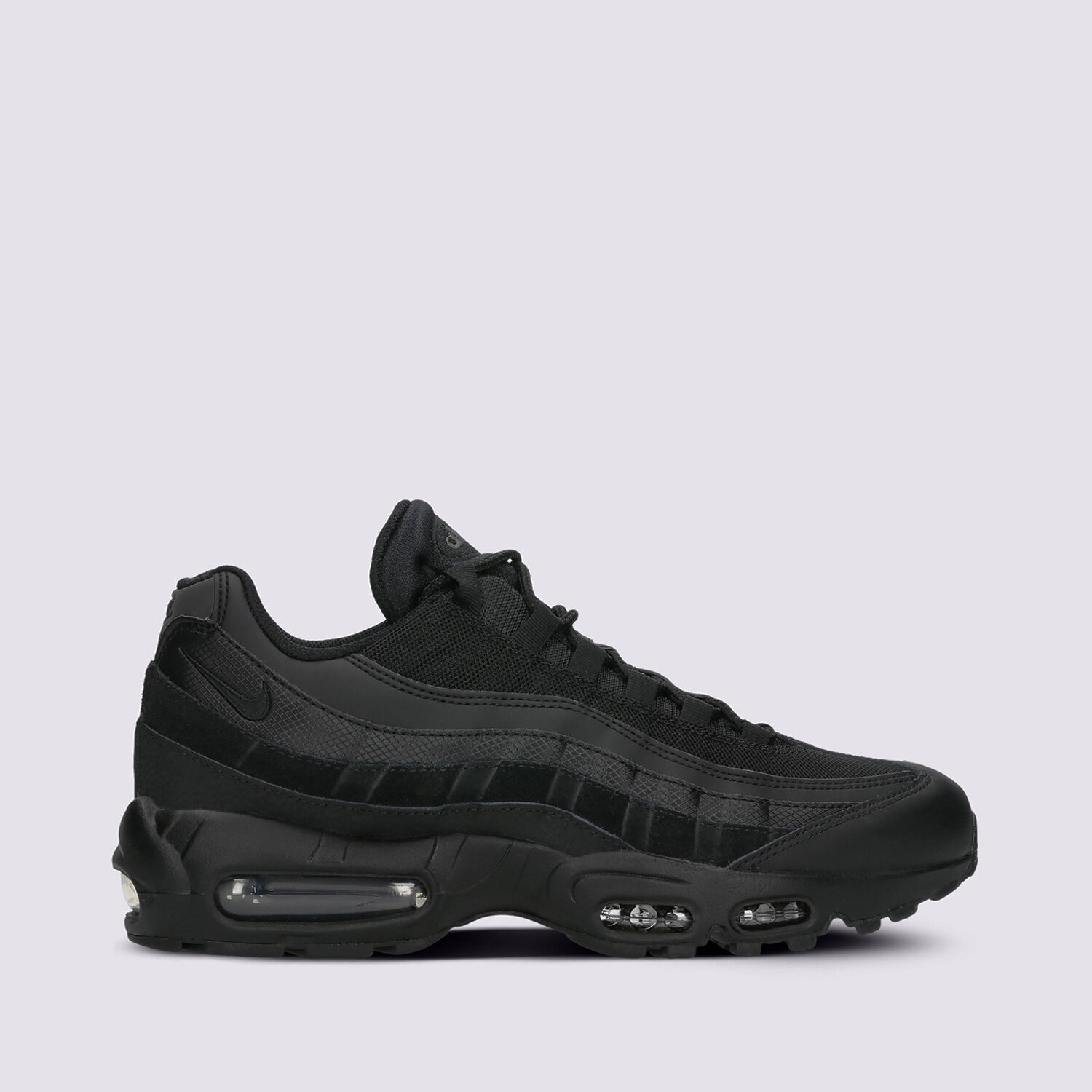 Buty sneakersy męskie NIKE AIR MAX 95 ESSENTIAL CI3705-001 CZARNY