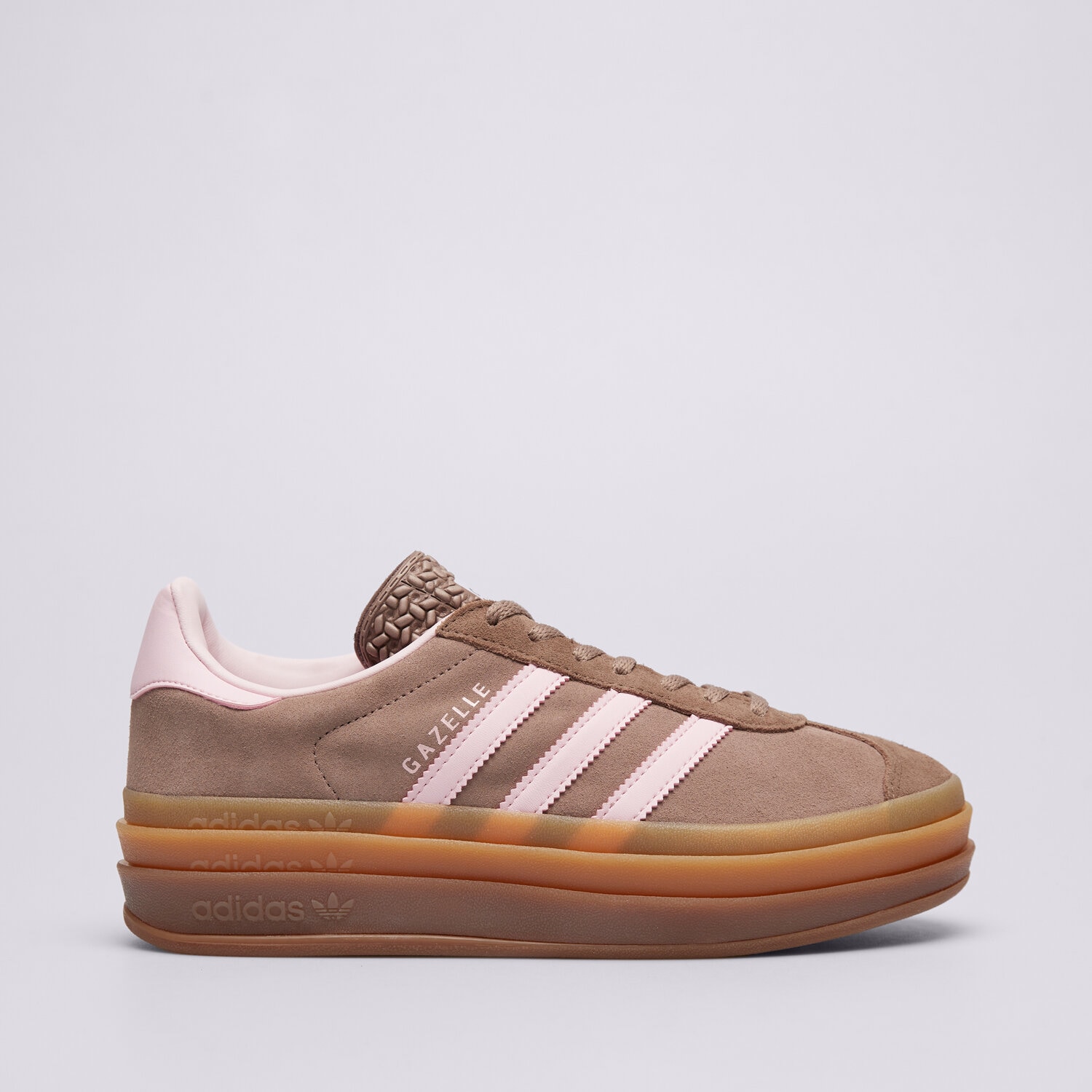 Buty sneakersy damskie ADIDAS GAZELLE BOLD W JQ6436 BRĄZOWY