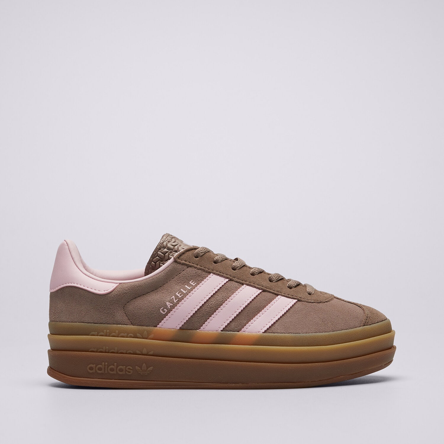 Buty sneakersy damskie ADIDAS GAZELLE BOLD W JQ6436 BRĄZOWY