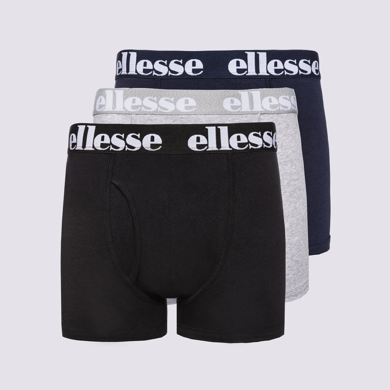 ELLESSE BOKSERKI HALI 3PK BOXERS BLK/GREY/NAVY SHAY0614080 MULTICOLOR