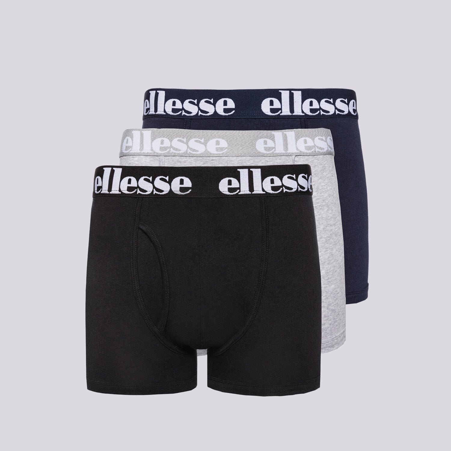 ELLESSE BOKSERKI HALI 3PK BOXERS BLK/GREY/NAVY SHAY0614080 MULTICOLOR