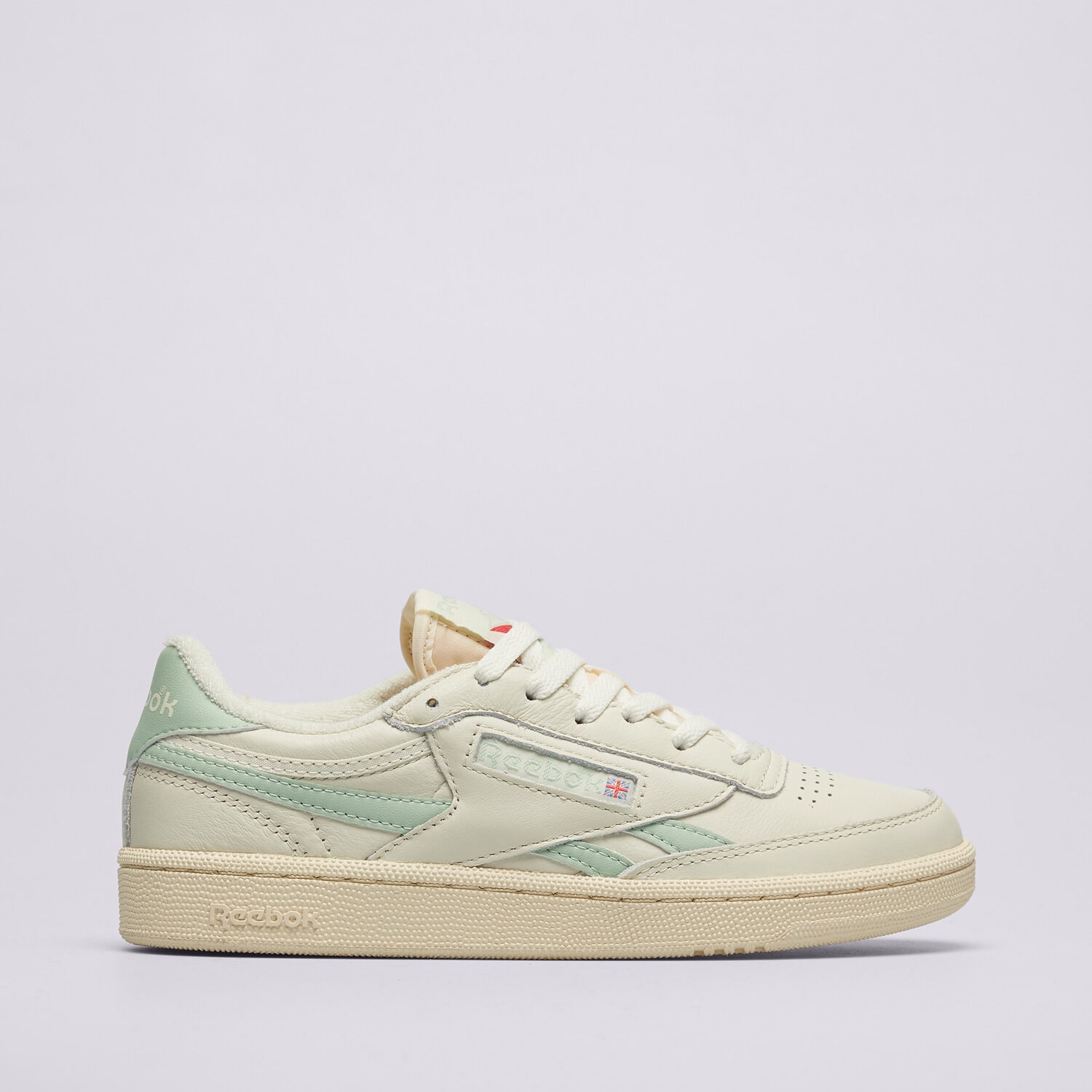 Buty sneakersy damskie REEBOK CLUB C REVENGE VINTAGE 100233957 BEŻOWY