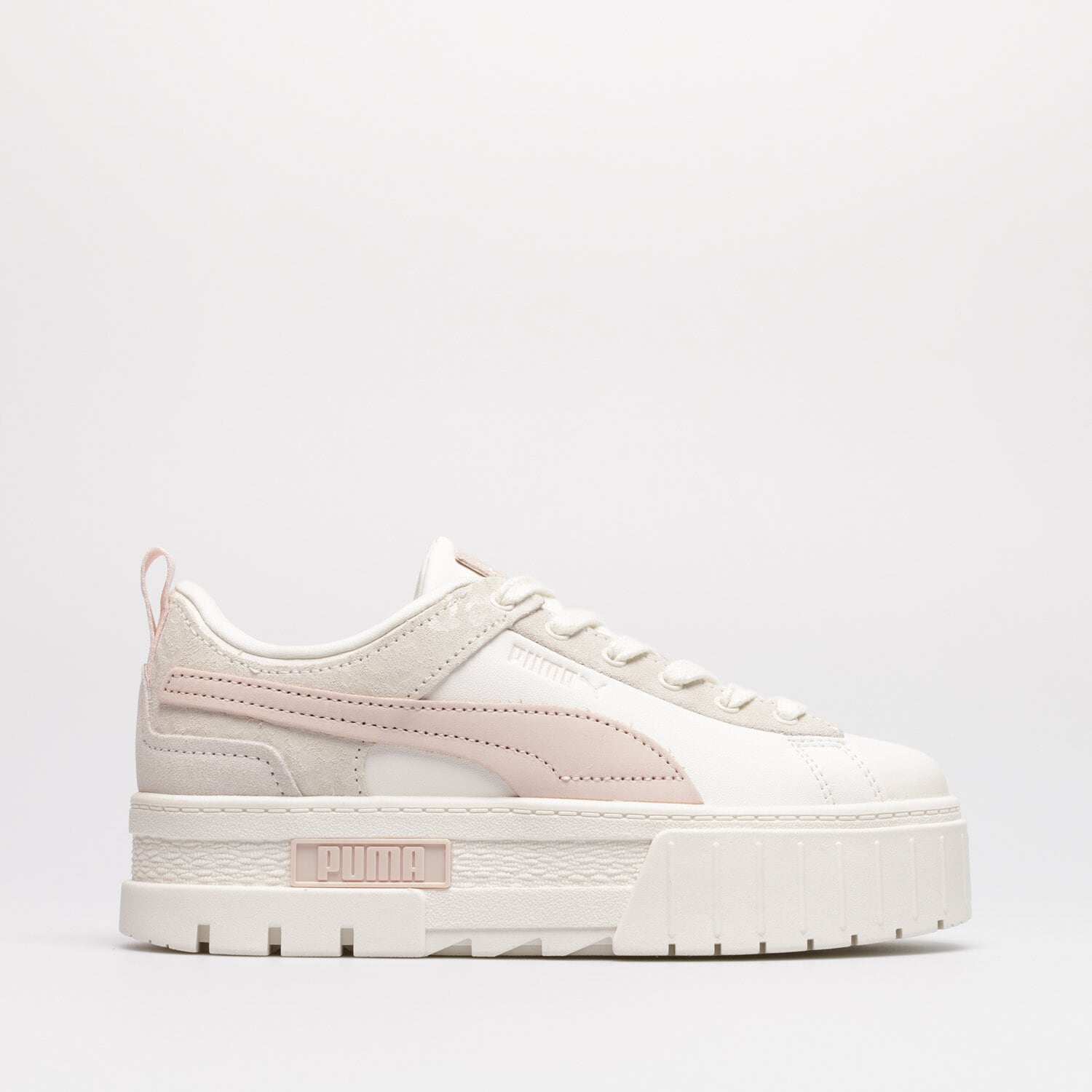 Buty sneakersy damskie PUMA MAYZE RAW MUTED ANIMAL WNS 38757102 BIAŁY