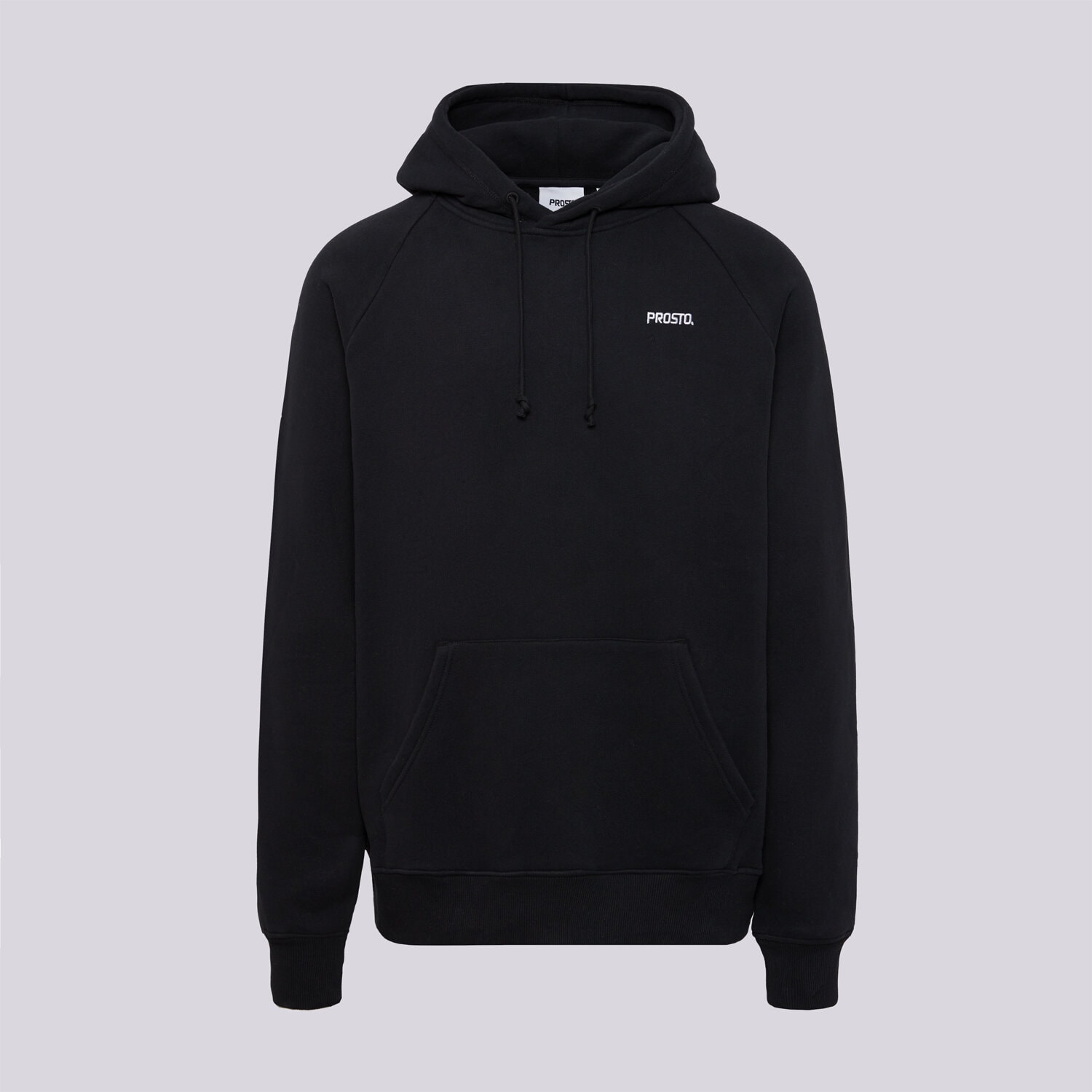 Bluza męska PROSTO BLUZA Z KAPTUREM HOODIE SKIZZLE WASHED BLACK KL252MSWE2181 CZARNY