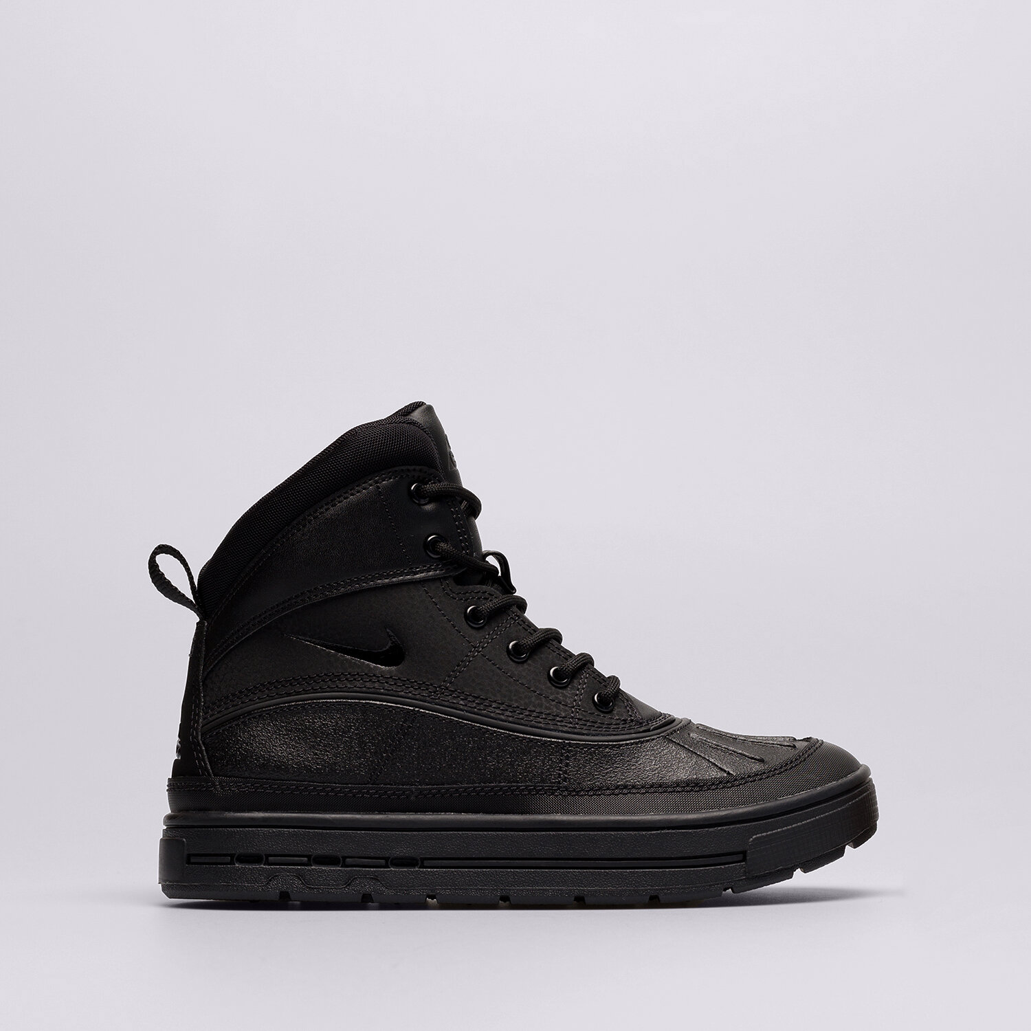 Buty zimowe, trekkingowe, outdoor dla dzieci NIKE WOODSIDE 2 HIGH ACG 524872-004 CZARNY