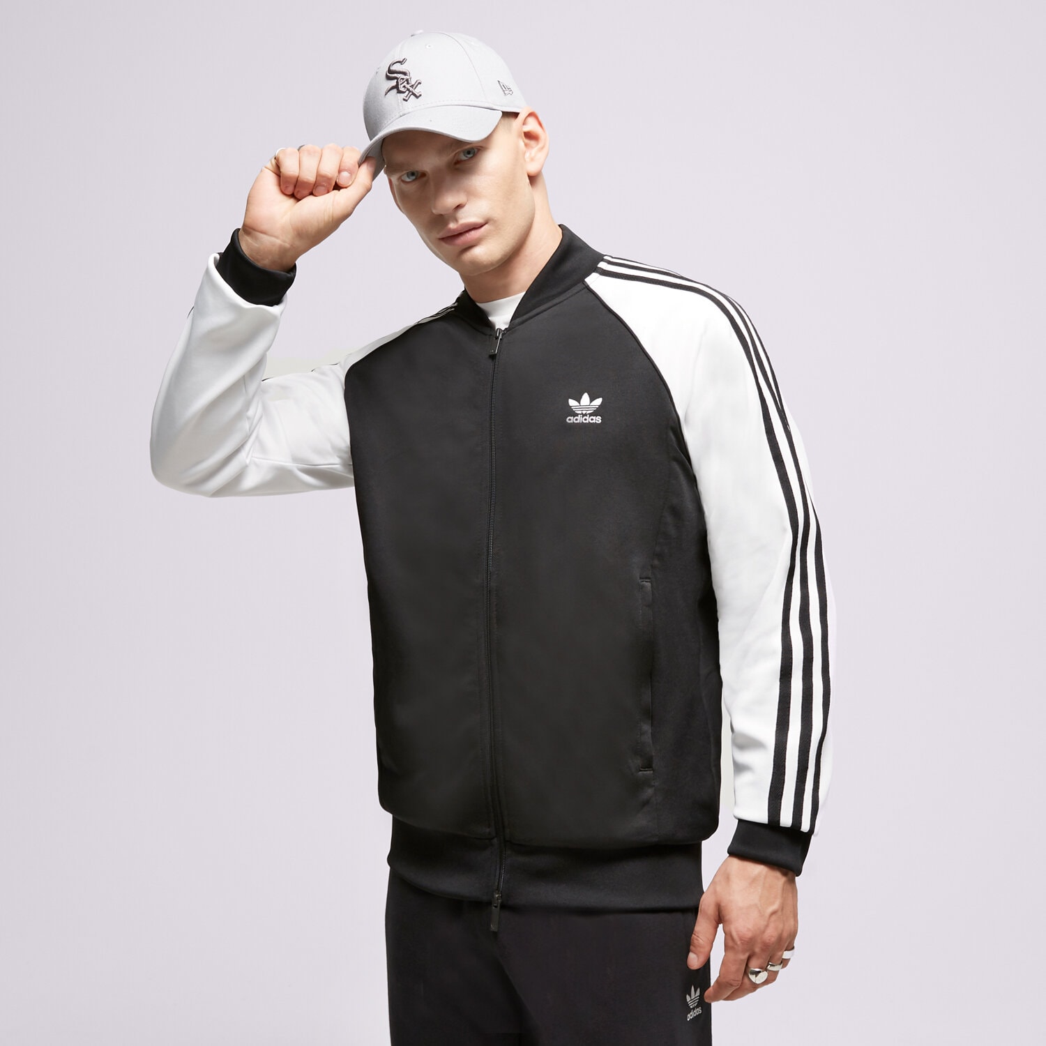 Bluza męska ADIDAS BLUZA ROZPINANA SST IK7025 CZARNY