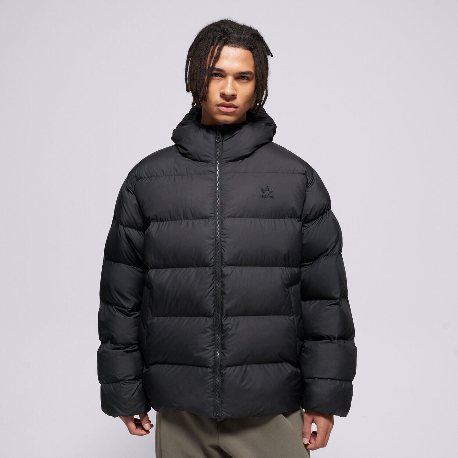 Kurtka zimowa męska ADIDAS KURTKA ZIMOWA COMMERCIAL PUFF JX4123 CZARNY