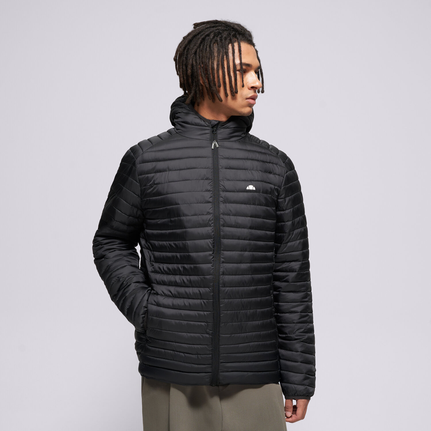 Kurtka zimowa męska ELLESSE KURTKA PUCHOWA PALLOCHI PADDED JACKET BLK SHB22877011 CZARNY