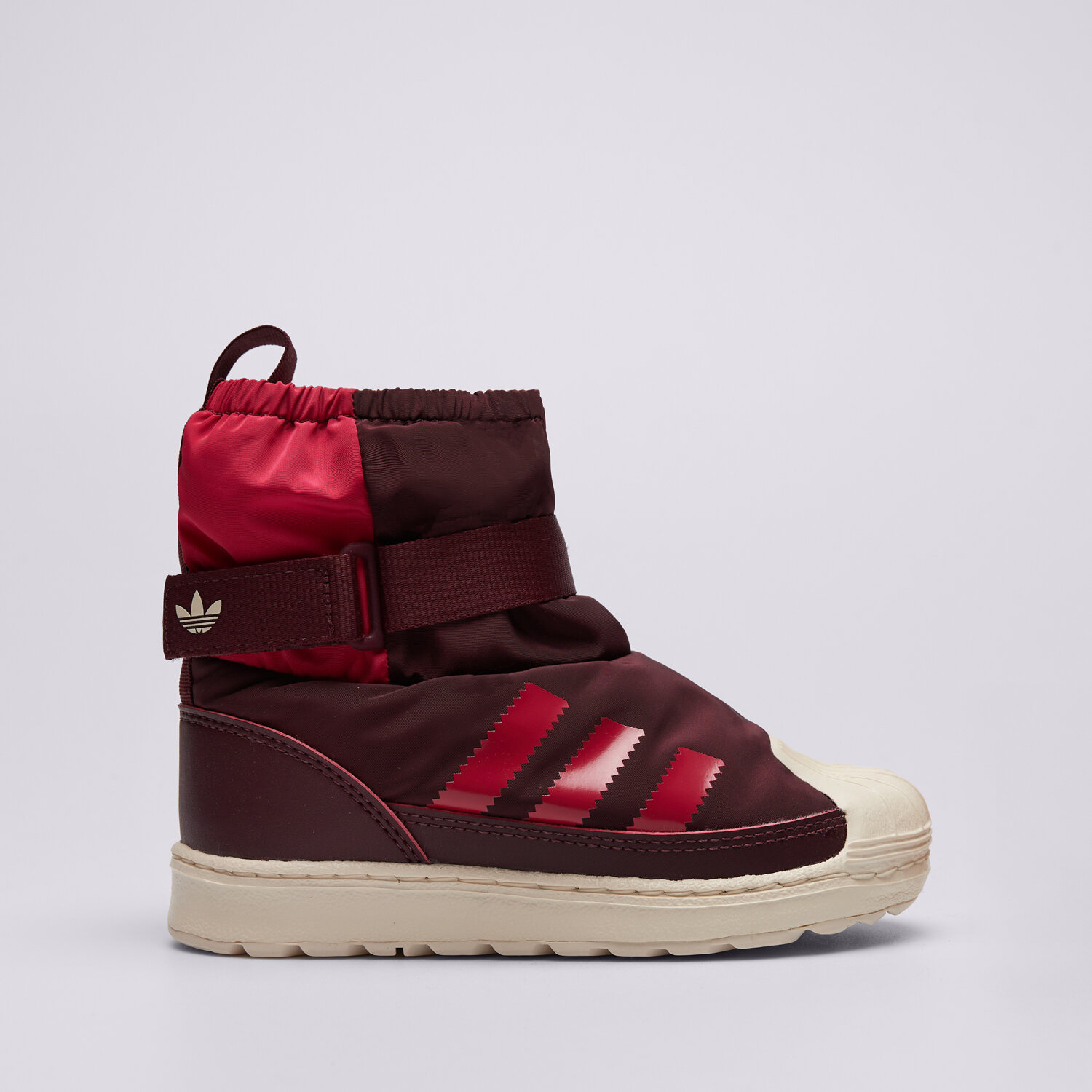 Buty zimowe, trekkingowe, outdoor dla dzieci ADIDAS SUPERSTAR 360 WTR BOOT I JR5805 BORDOWY