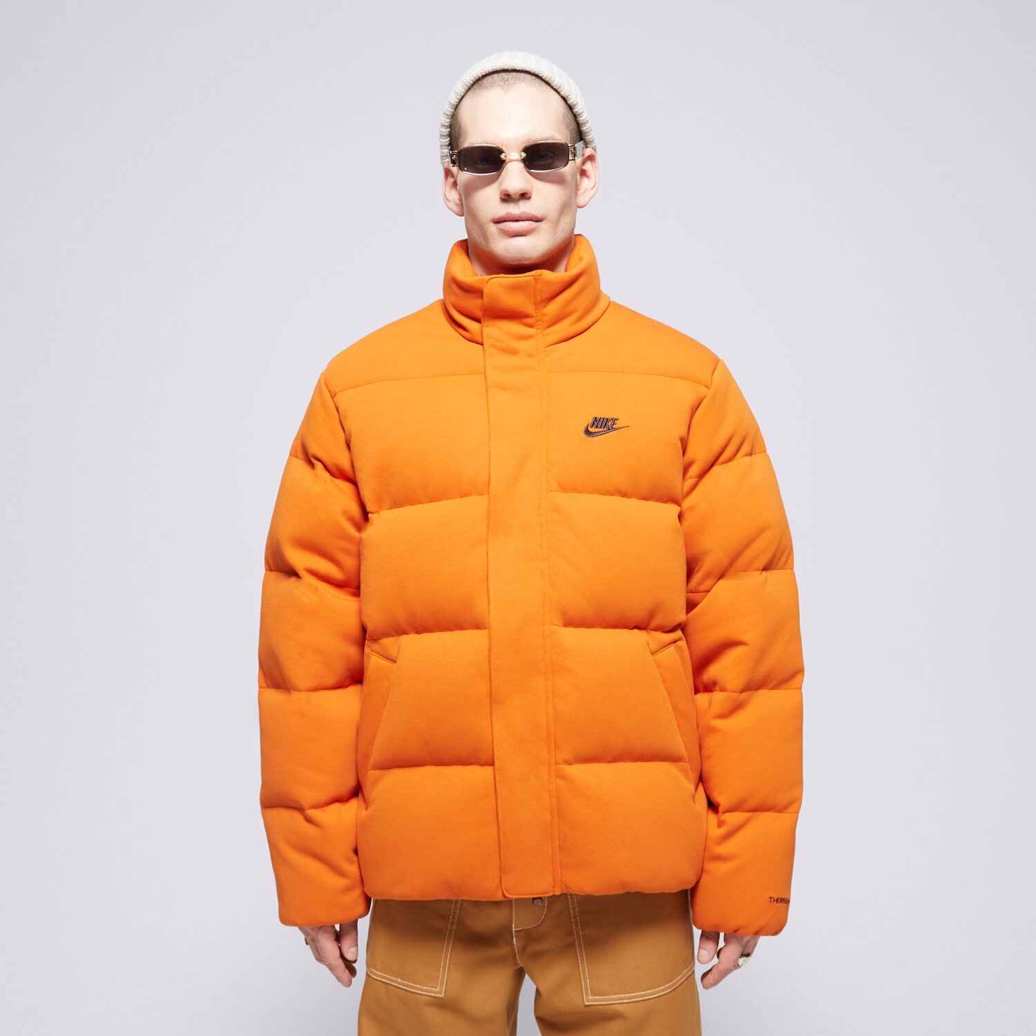 Kurtka zimowa męska NIKE KURTKA ZIMOWA M NK TCH TF PUFFER JKT FB7854-893 POMARAŃCZOWY