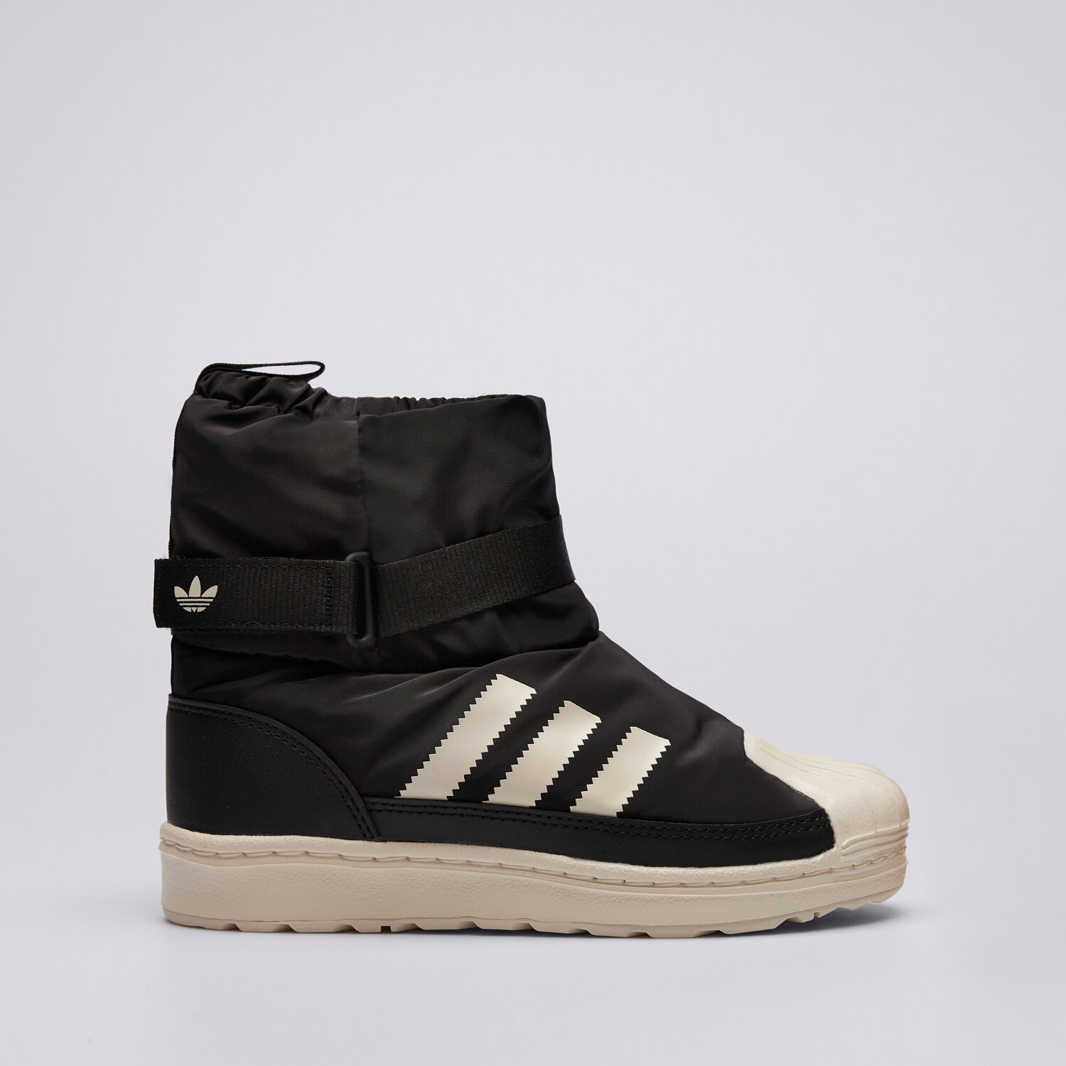 Buty zimowe, trekkingowe, outdoor dla dzieci ADIDAS SUPERSTAR 360 WTR BOOT C JQ7949 CZARNY