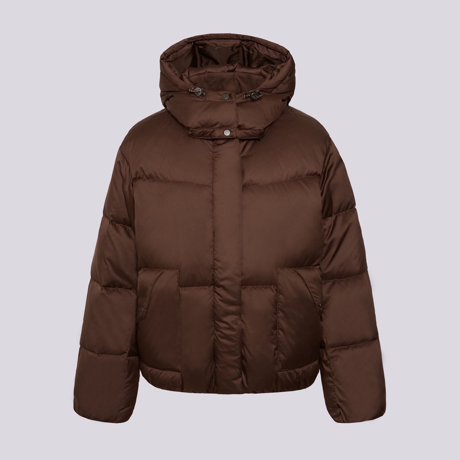 Kurtka zimowa damska LEVI'S KURTKA PUCHOWA WESTERN BUBBLE SHORTIE BROWNS 003MD-0006 BRĄZOWY