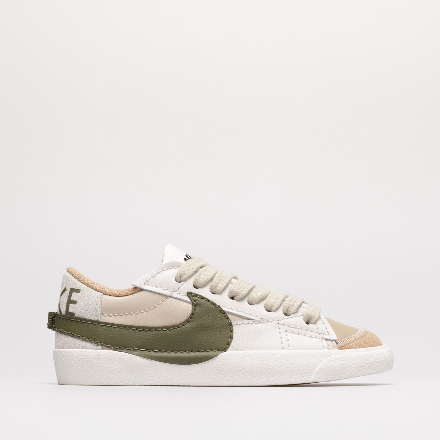 Buty sneakersy damskie NIKE W BLAZER LOW '77 JUMBO DQ1470-105 BEŻOWY