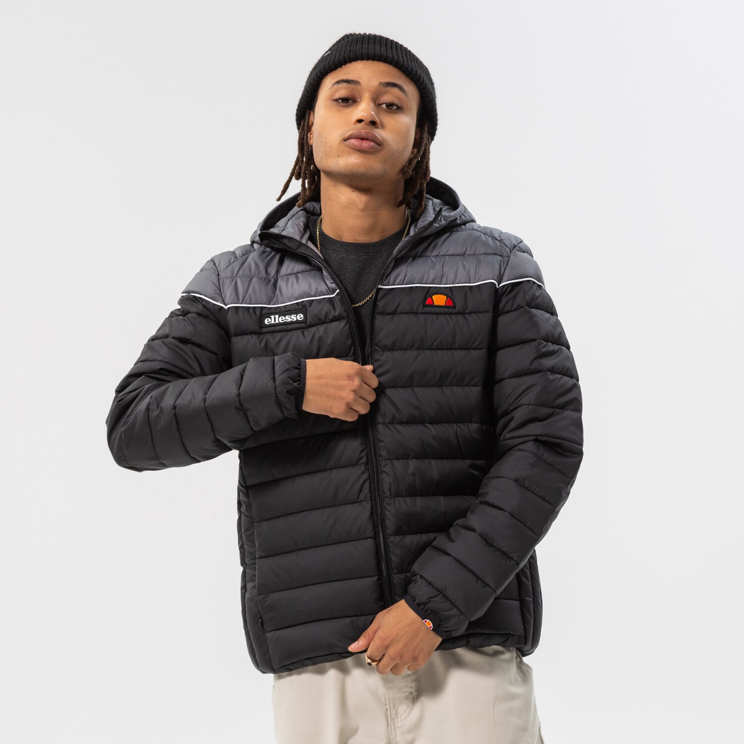 Kurtka zimowa męska ELLESSE KURTKA PUCHOWA LOMBARDY 2 PADDED BLK SHK13274011 CZARNY