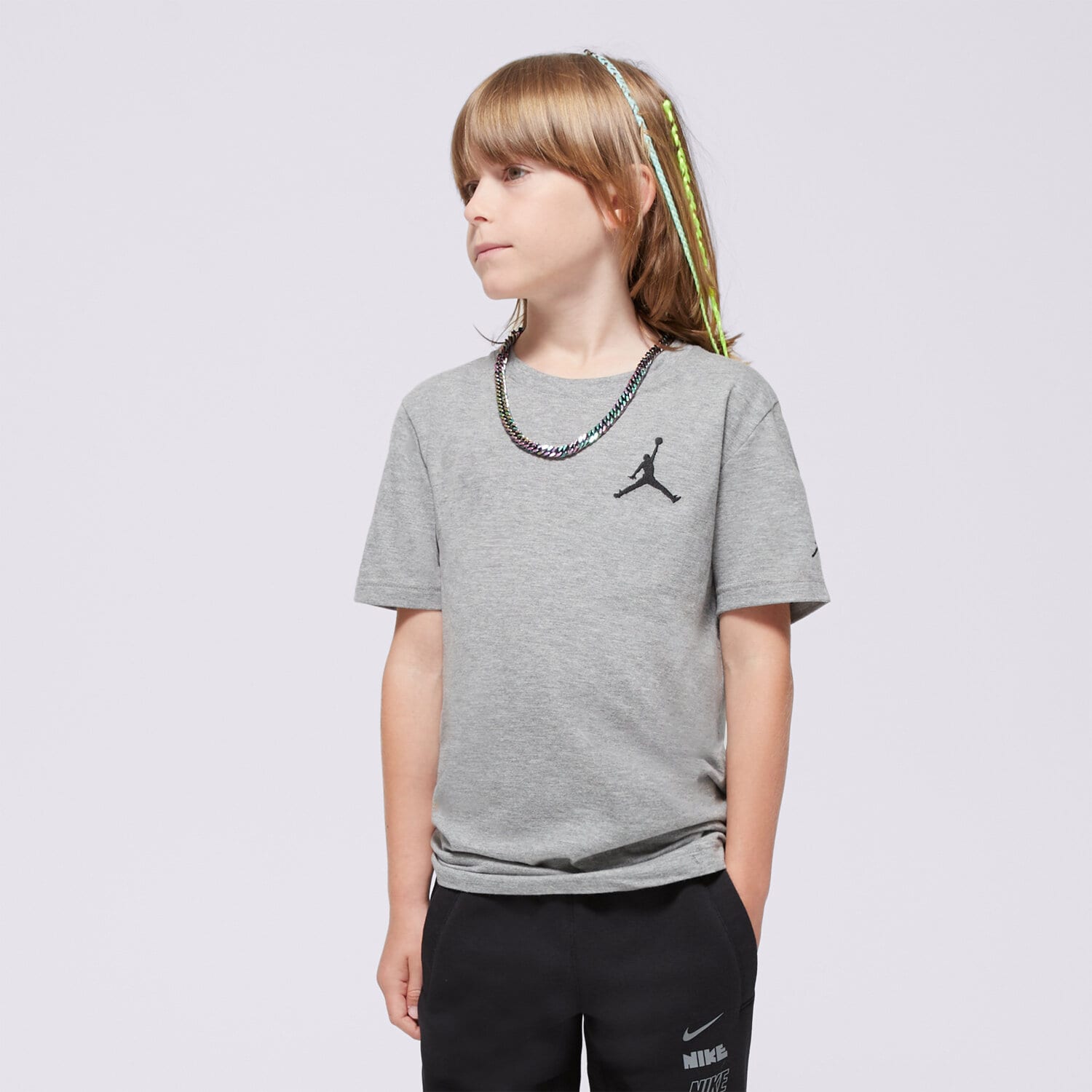 Koszulka, t-shirt dla dzieci JORDAN T-SHIRT ESSNTLS TEE C'HTR 95A873-GEH SZARY